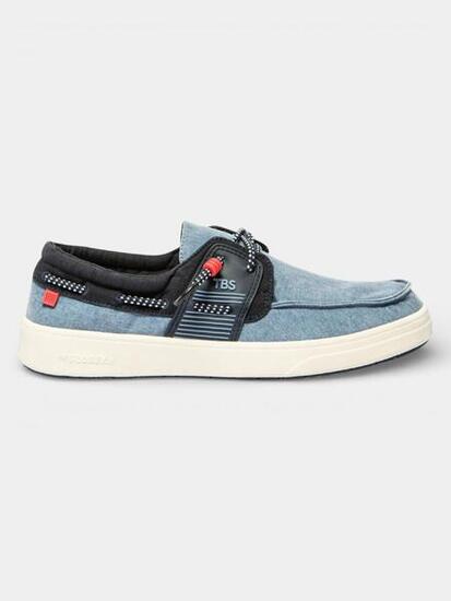 Chaussures - Bateau - Homme - Lacets élastiques - GEOBOAT Bleu Denim