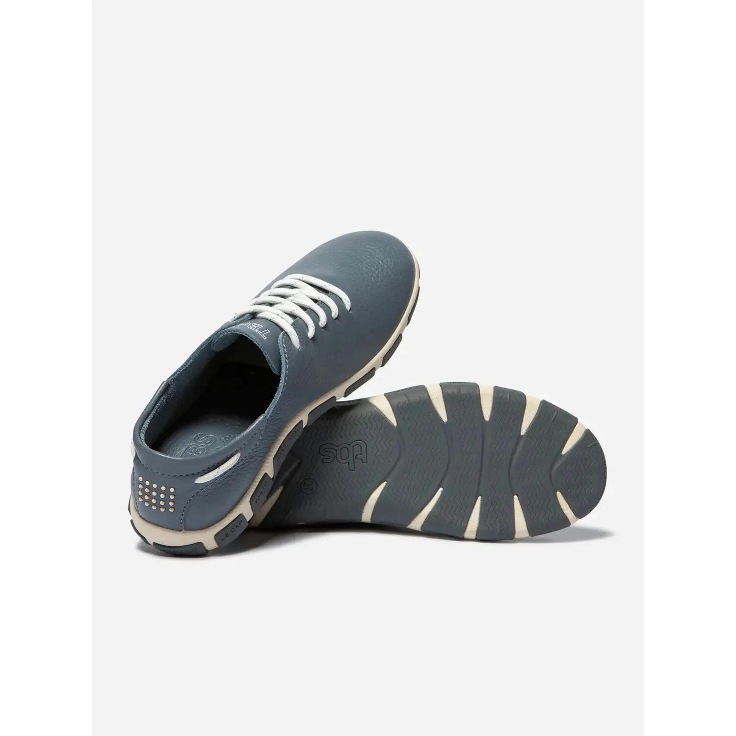 Chaussures - Lifestyle - Femme - Baskets cuir lacets - JAZARU - Gris 4/4