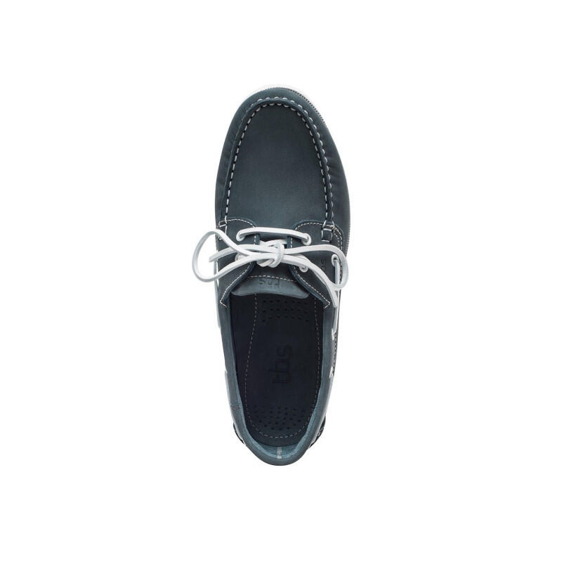 Chaussures bateau - Nautisme - Homme - Lacets cuir - PHENIS - Saphir 3/4