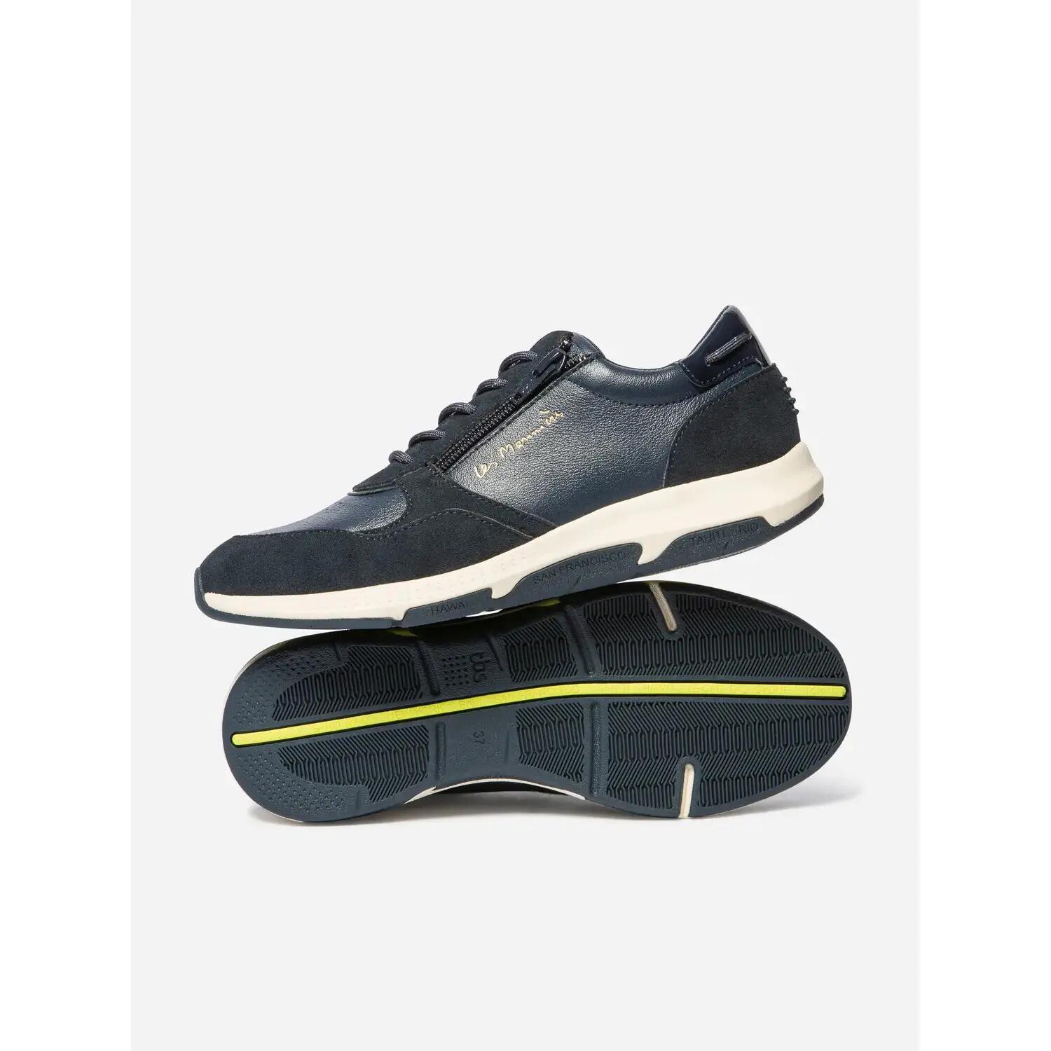 Chaussures de running - femme - lacets et zip - jazazip - bleu 4/5