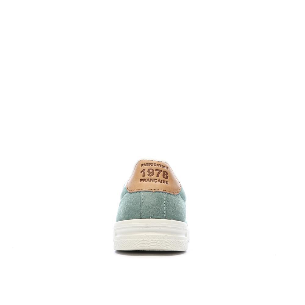 Chaussures - Everyday - Femme - Baskets en cuir, lacets - FELICIE - Vert d'eau 3/7
