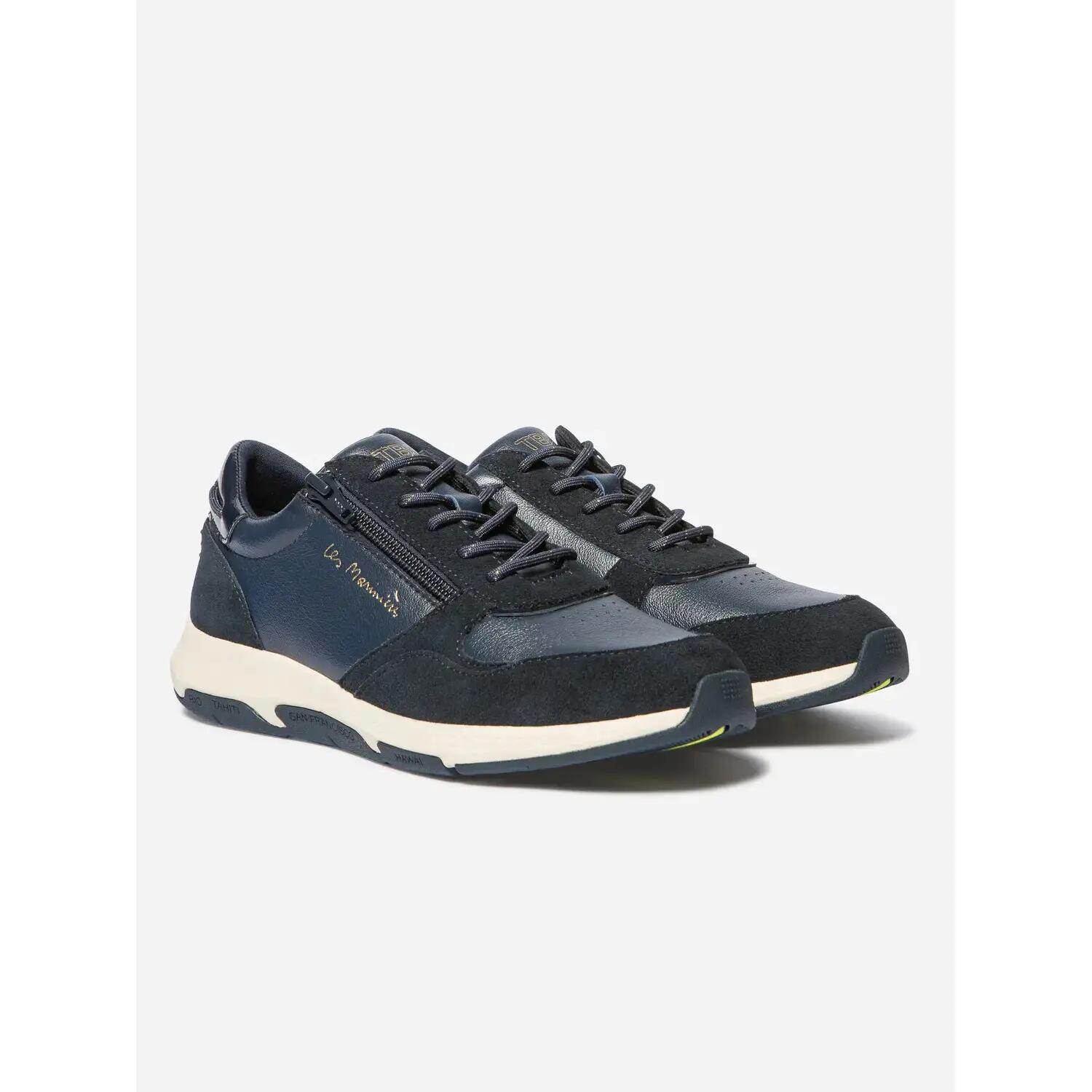 Chaussures de running - femme - lacets et zip - jazazip - bleu 2/5