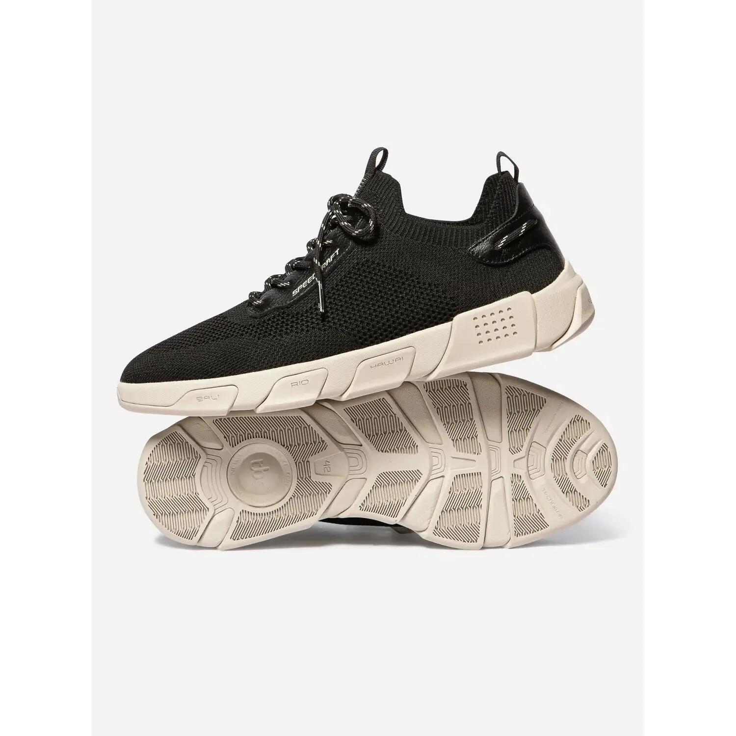Chaussures - Running - Homme - Lacets, talon 40 mm - JAZSAIL - Noir 2/5