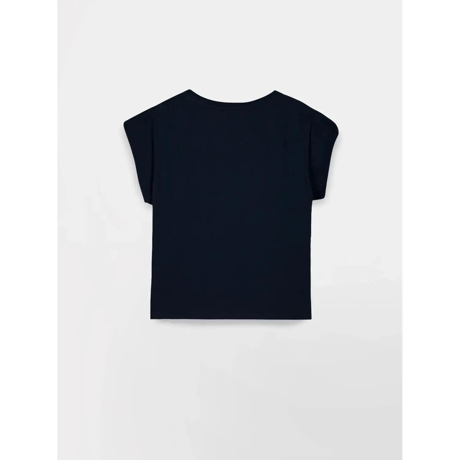 T-shirt Femme - Col rond - Marine 4/5