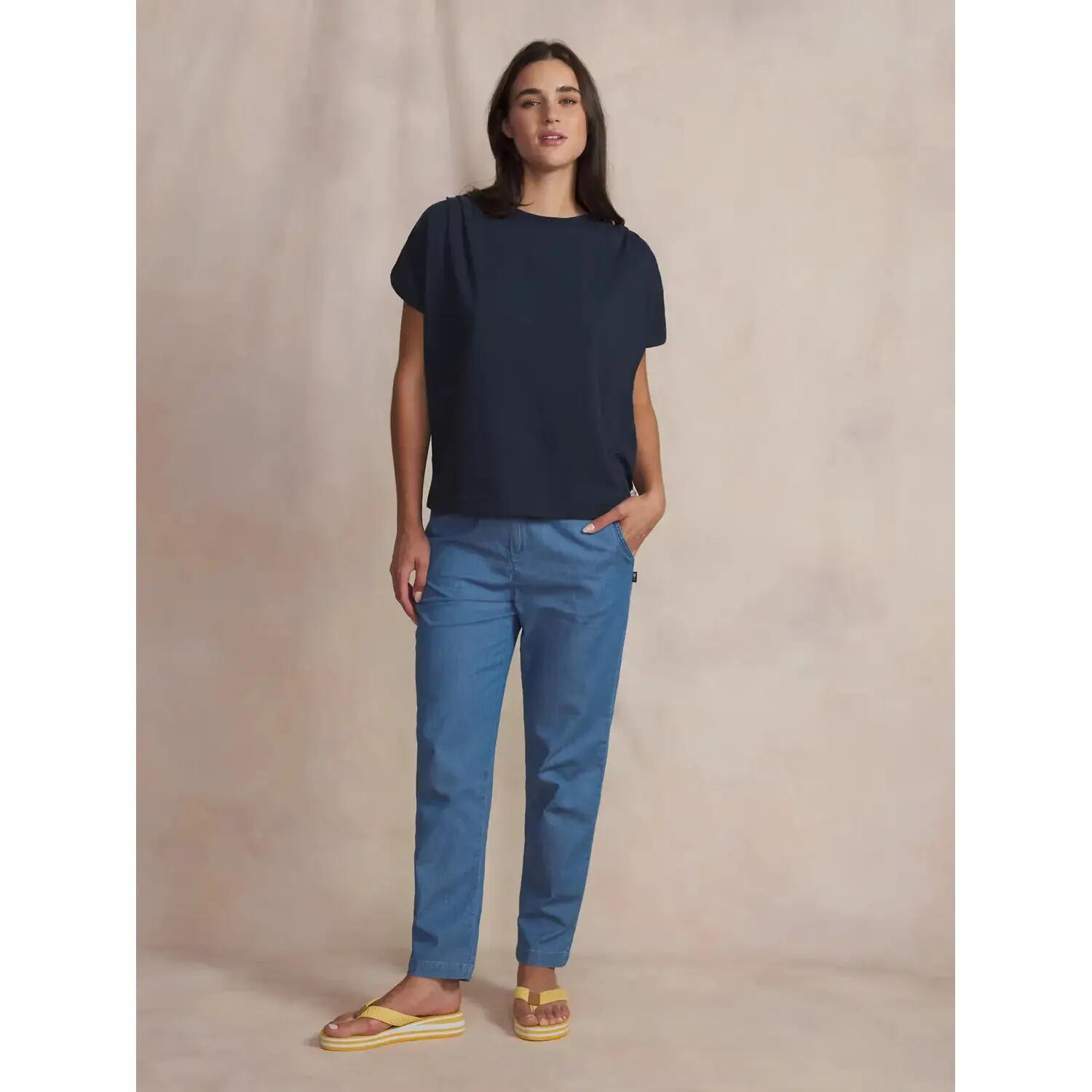 T-shirt Femme - Col rond - Marine 3/5