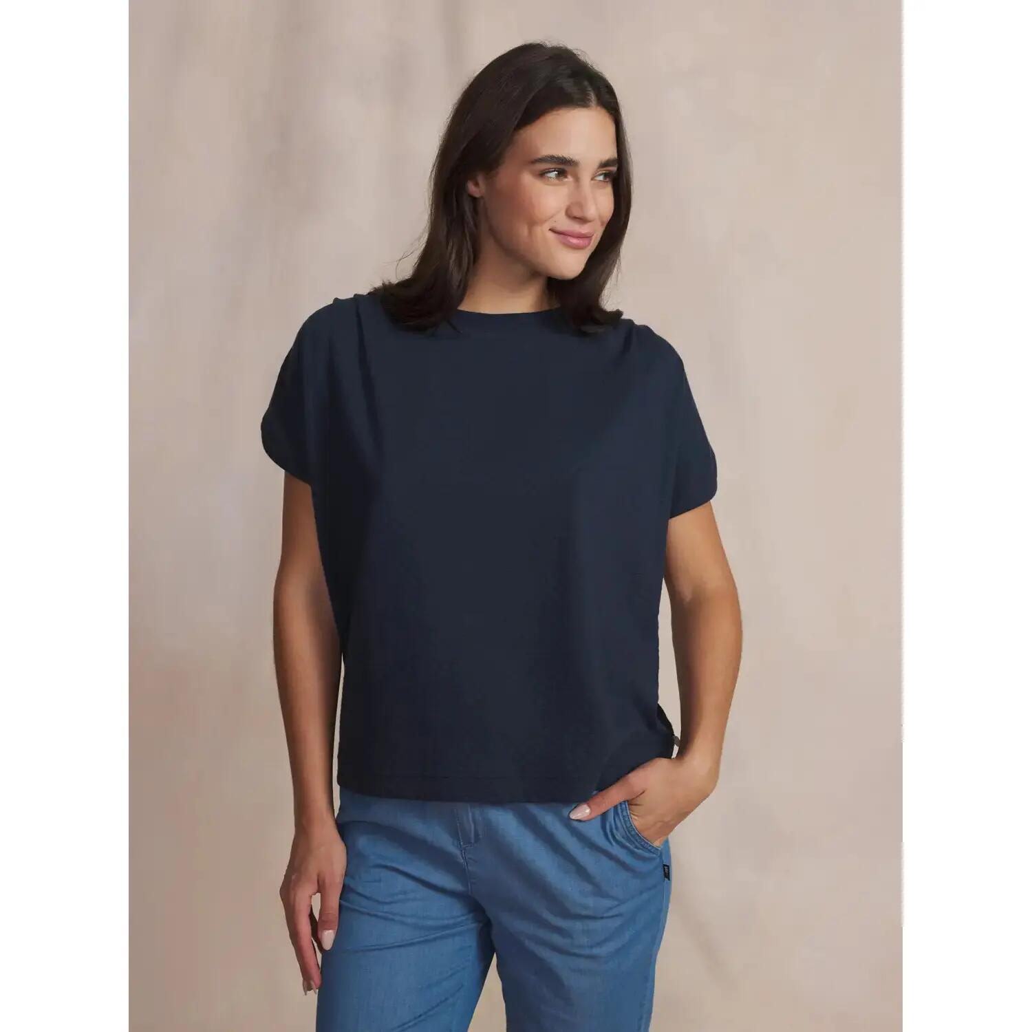 T-shirt Femme - Col rond - Marine 2/5