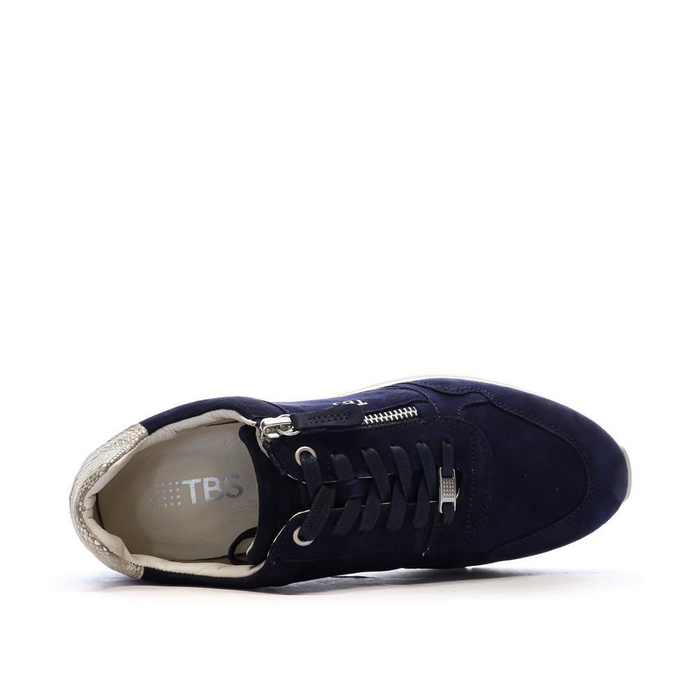 Baskets zippées - Ville - Femme - Lacets et zip - BLONZIP - Bleu marine 4/7