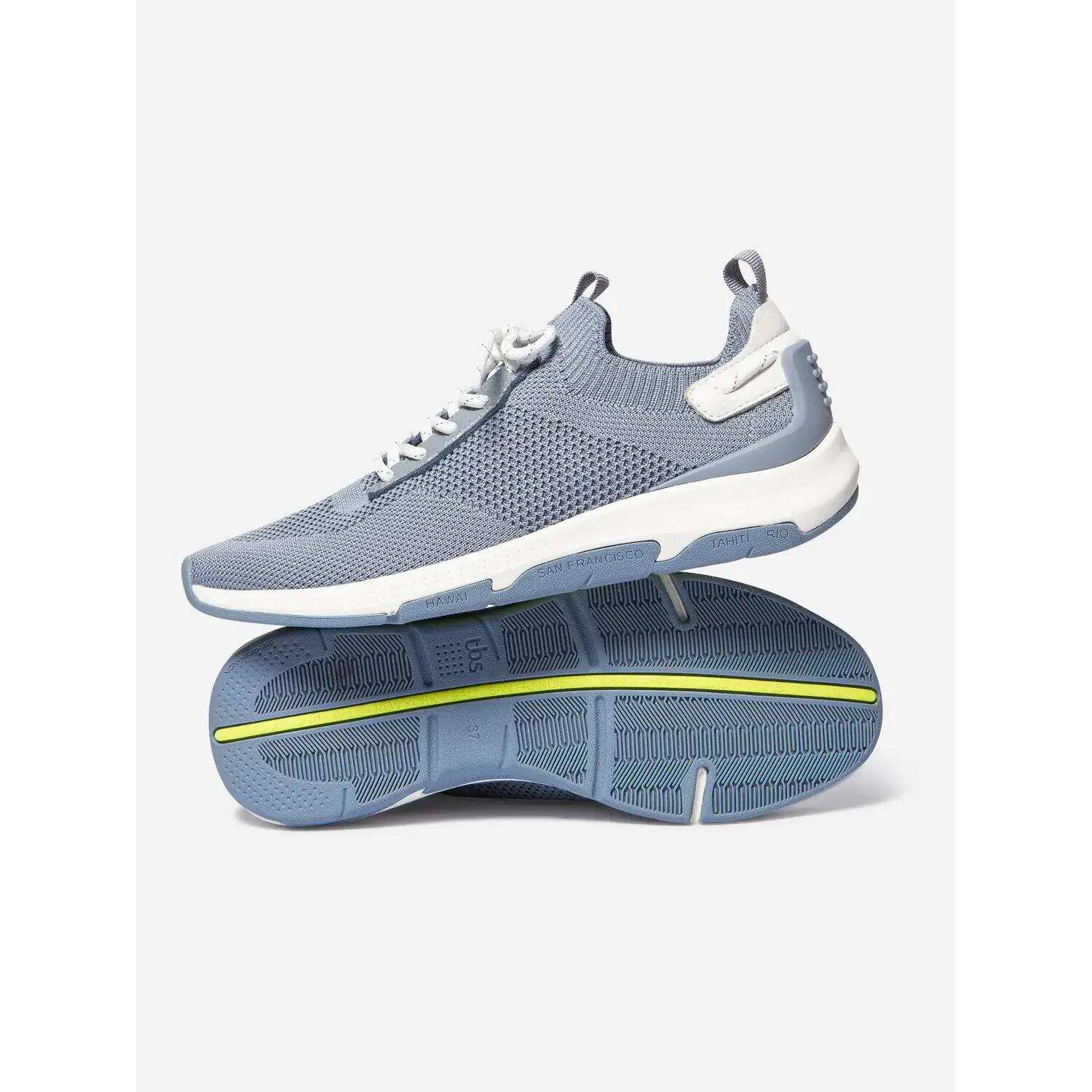 Chaussures - Running - Femme - Maintien lacets, talon 30 mm - JELLINA Bleu 3/5