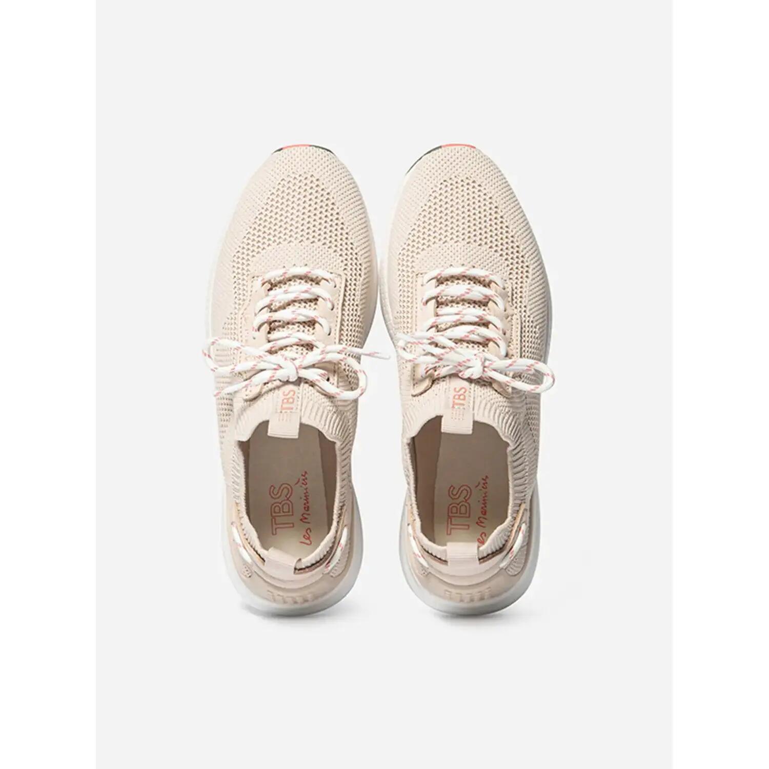 Chaussures de running - Running - Femme - JELLINA Beige et Fraise 3/5