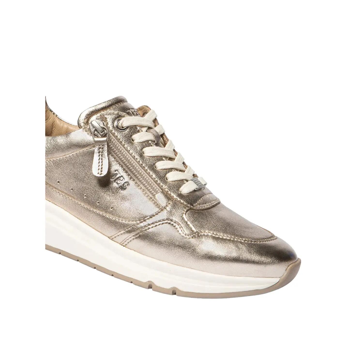 Baskets - Urbain - Femme - Zippées, talon 40 mm - BLONZIP - Gris/bronze 4/5