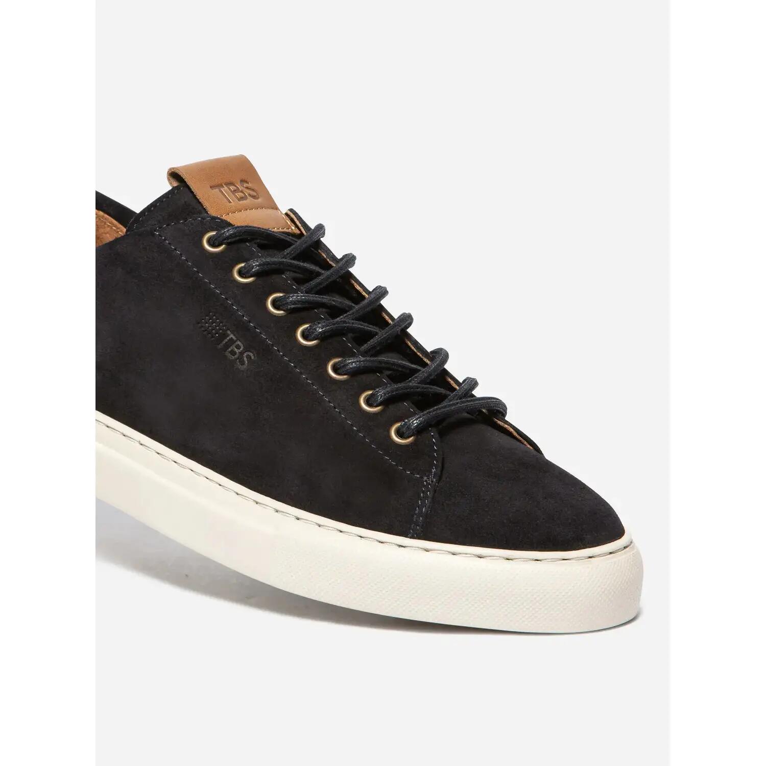 Baskets - Lifestyle - Homme - Cuir, lacets - ALBERIC - Bleu 4/5