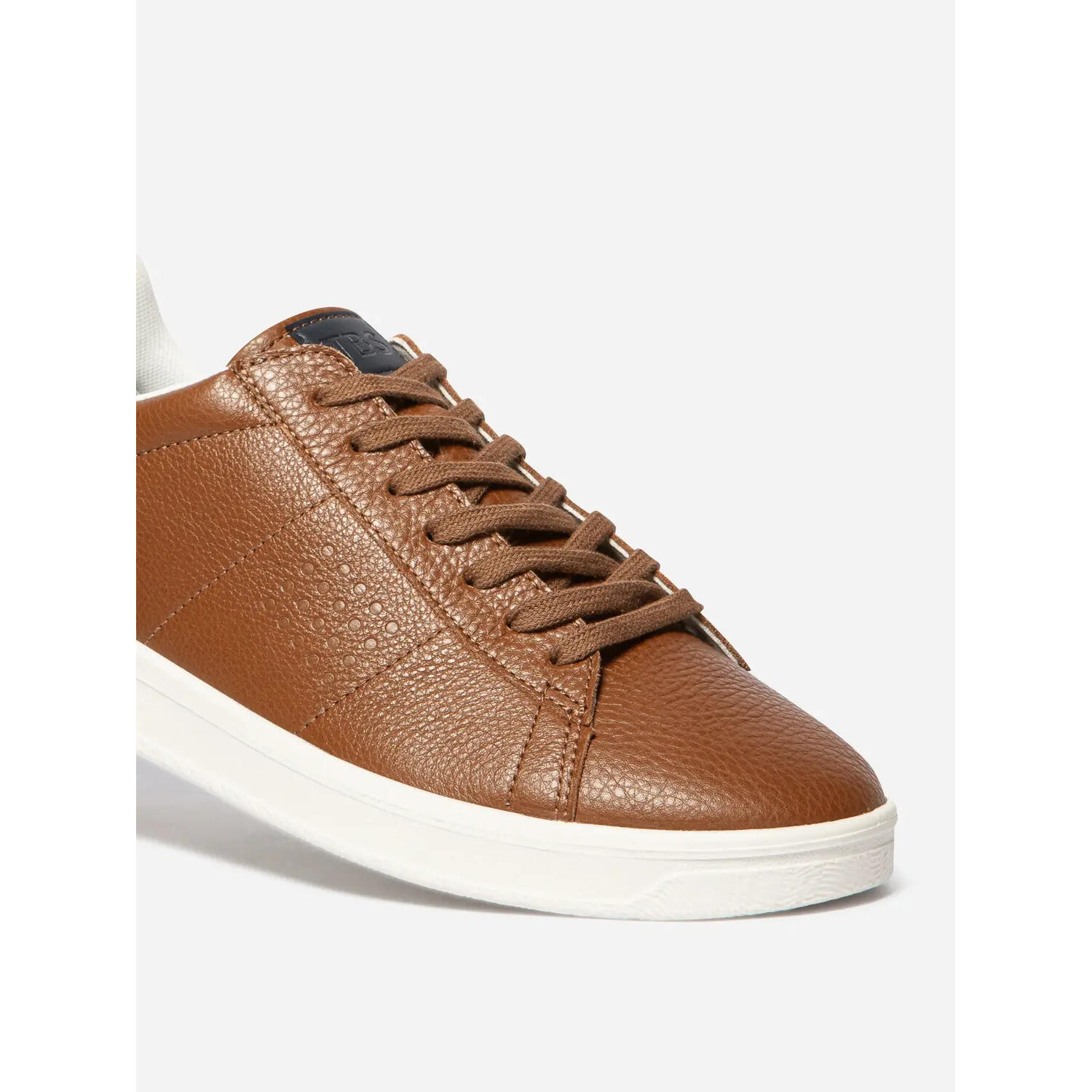 Baskets - homme - cuir confort - flauber - cognac 4/5