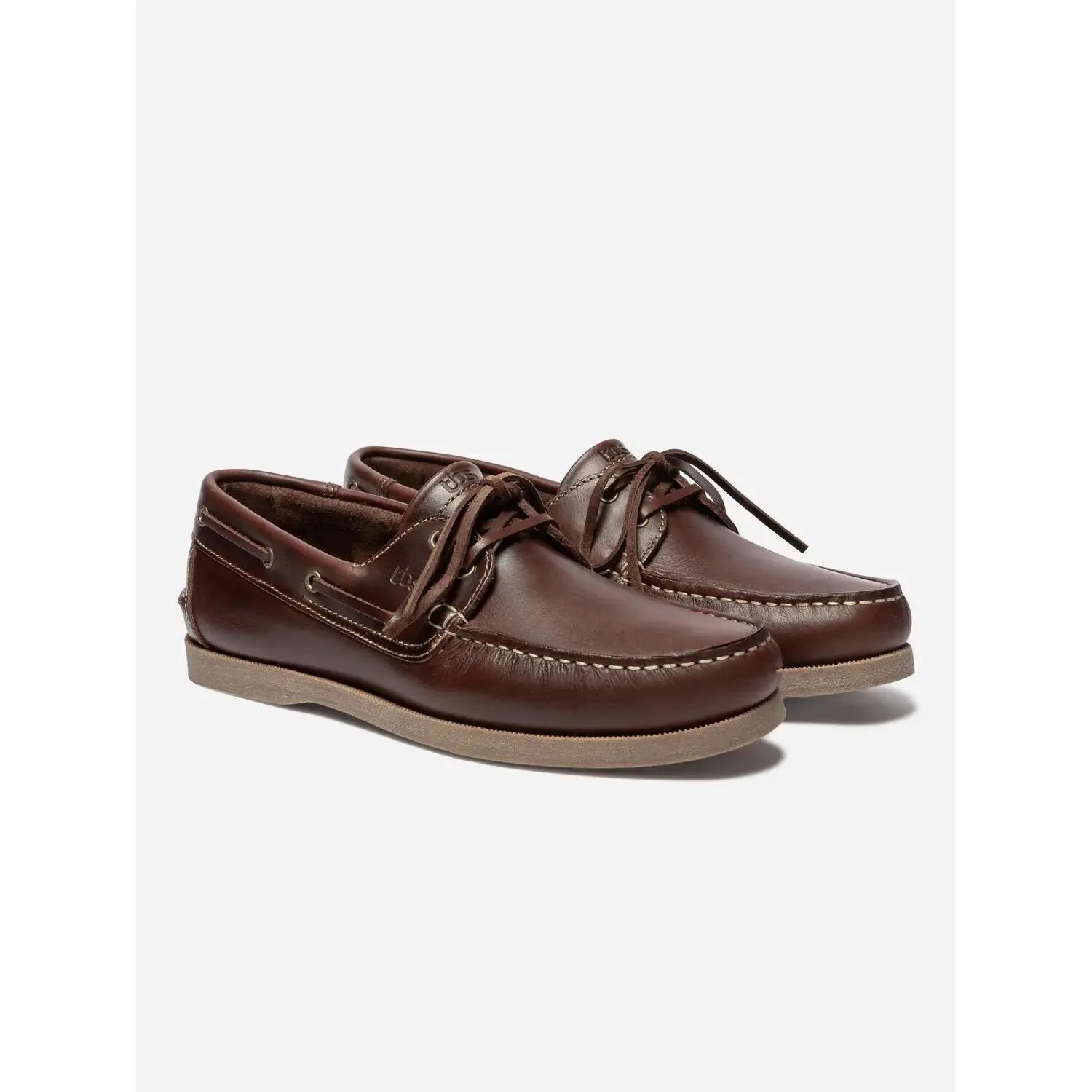 Chaussures bateau - Homme - Lacets cuir - PHENIS - Marron 2/5