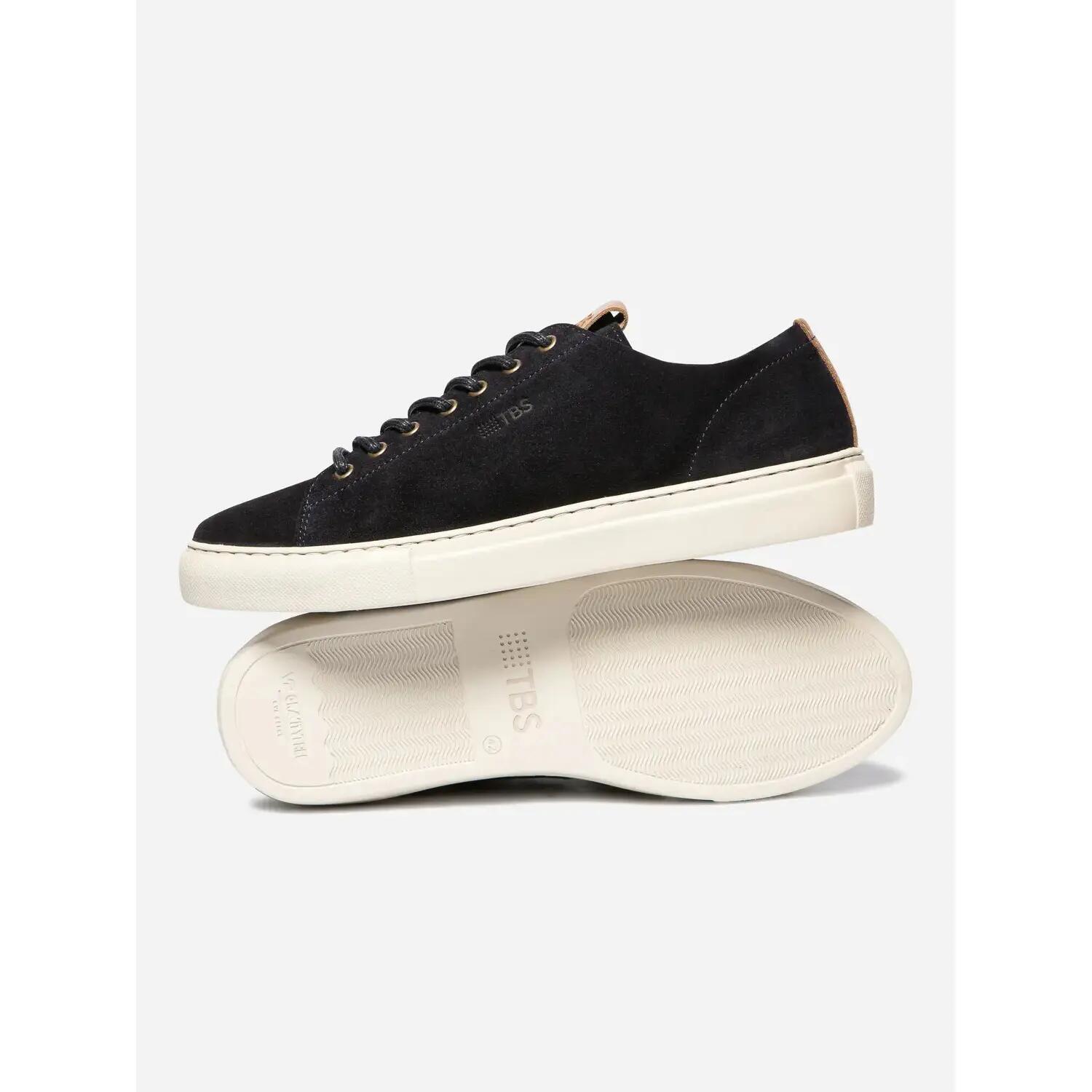 Baskets - Lifestyle - Homme - Cuir, lacets - ALBERIC - Bleu 3/5