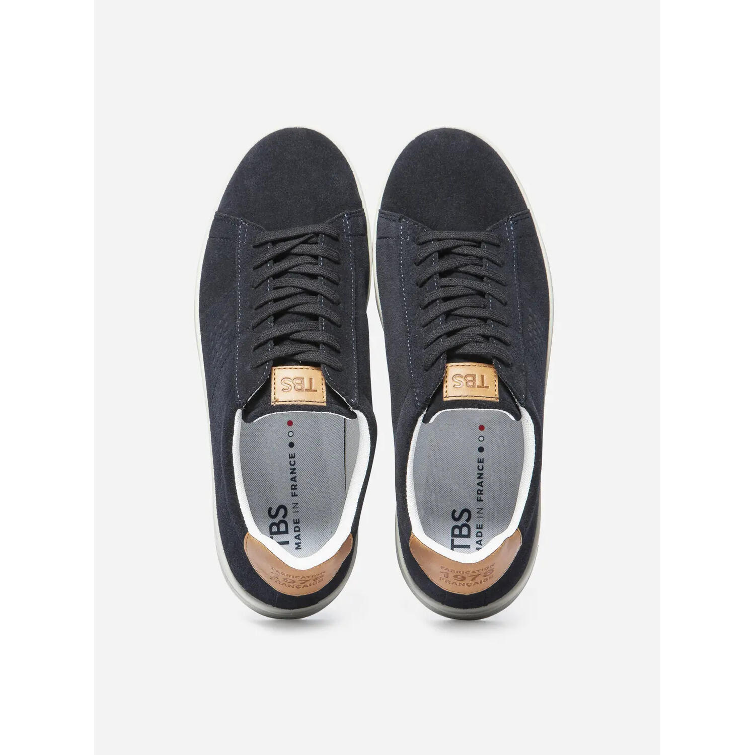 Chaussures - Lifestyle - Hommes - Cuir, Lacets, Talon 30 mm - FLAUBER - Bleu 3/4