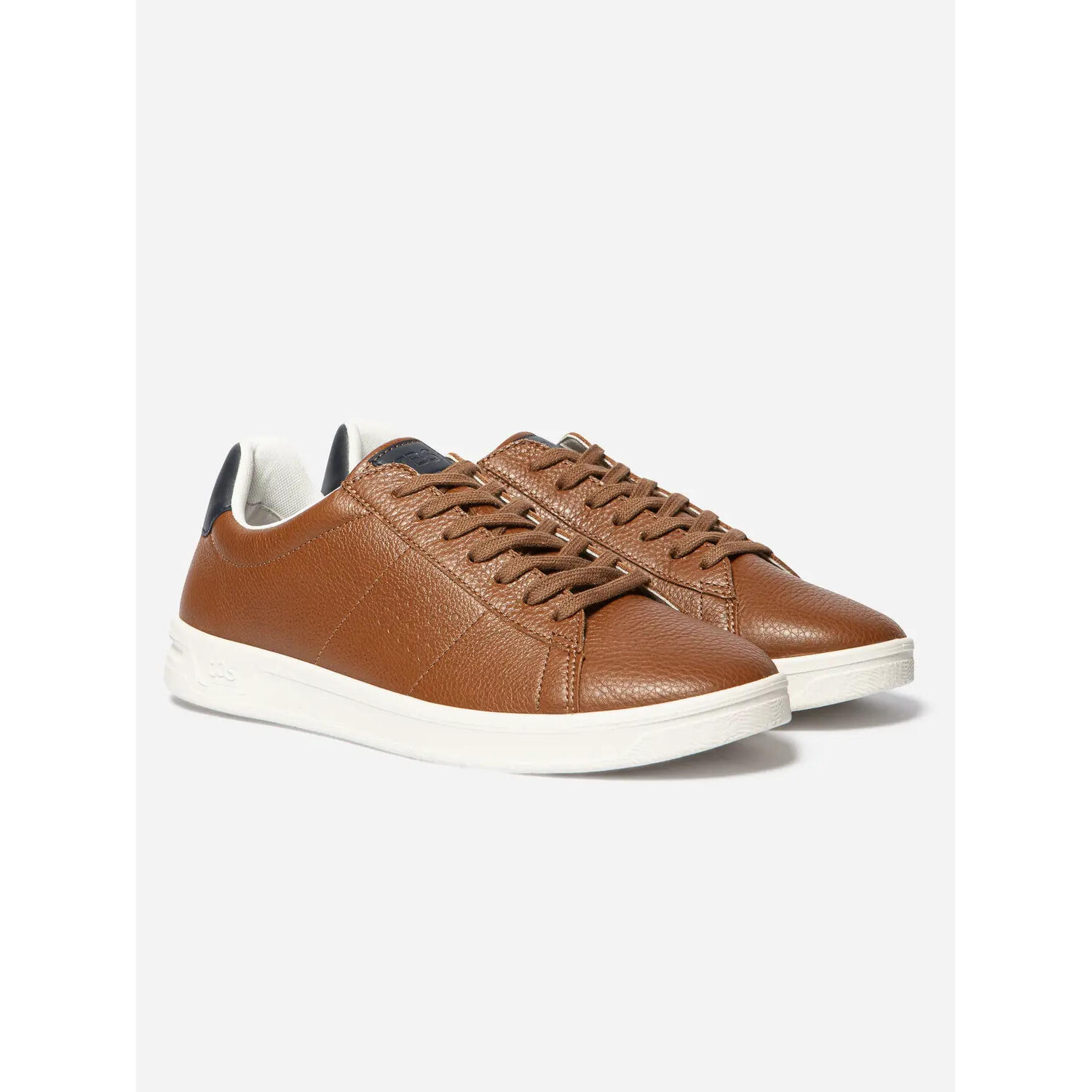 Baskets - homme - cuir confort - flauber - cognac 3/5