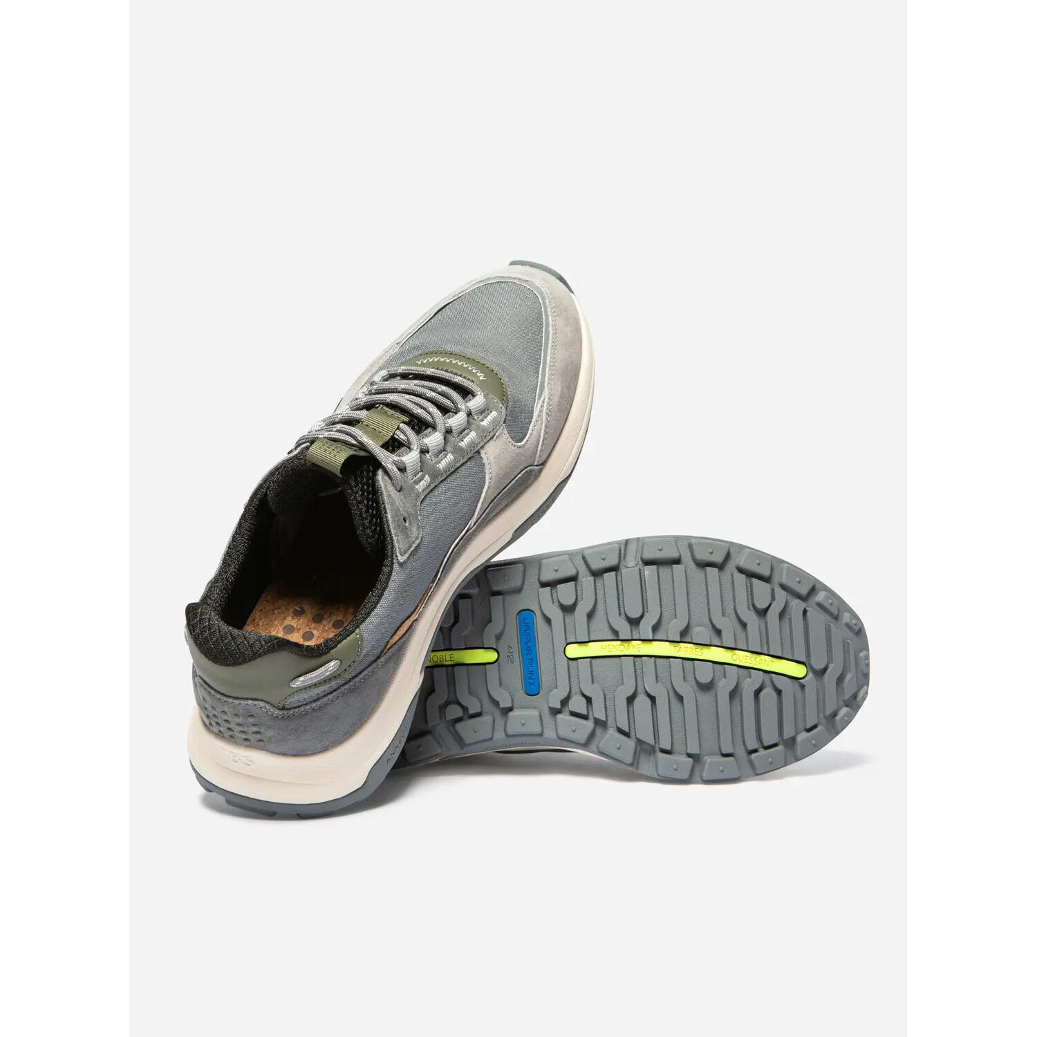 Chaussures - Running - Homme - Confort et maintien - JONASSE - Gris/Kaki 4/5