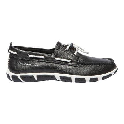 Chaussures bateau - femme - lacets, talon 25 mm - janaele beige
