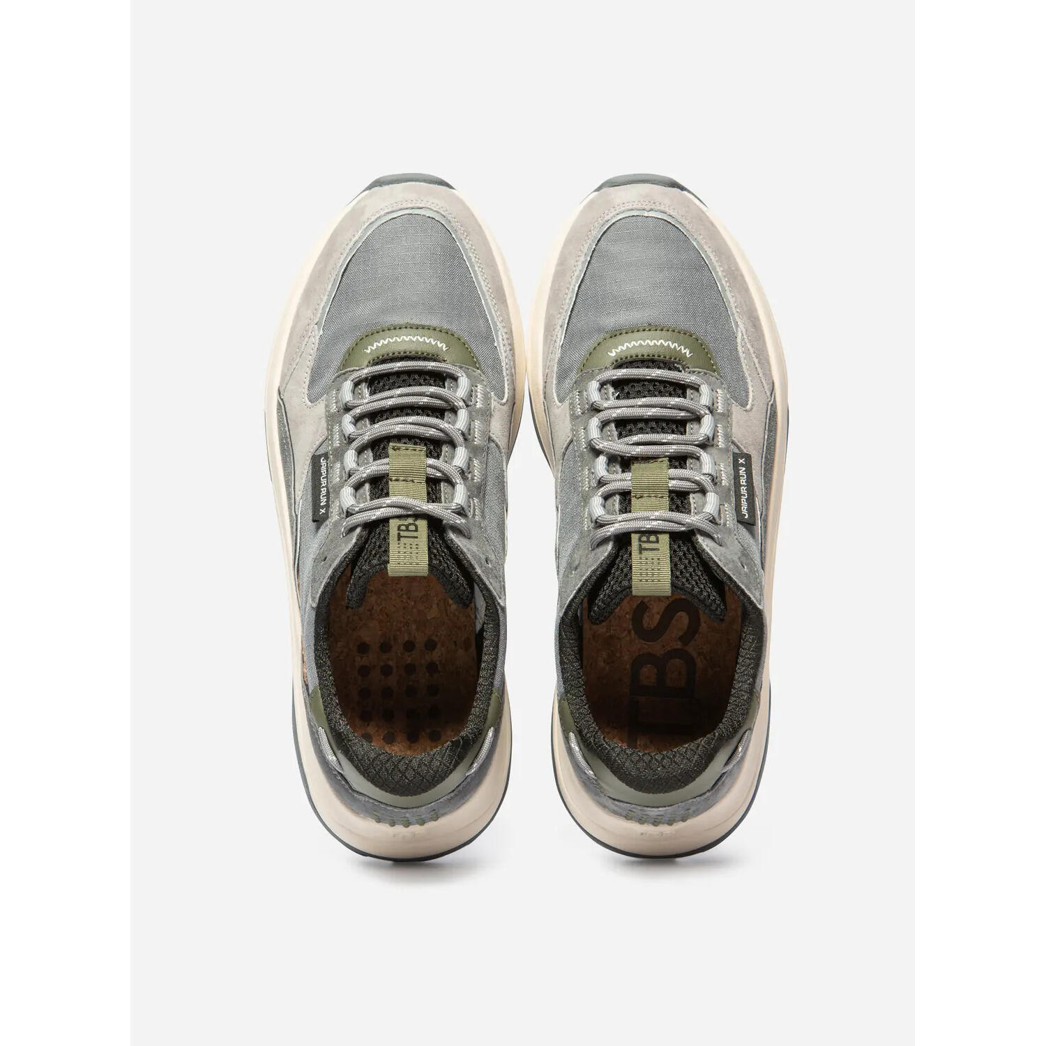 Chaussures - Running - Homme - Confort et maintien - JONASSE - Gris/Kaki 3/5