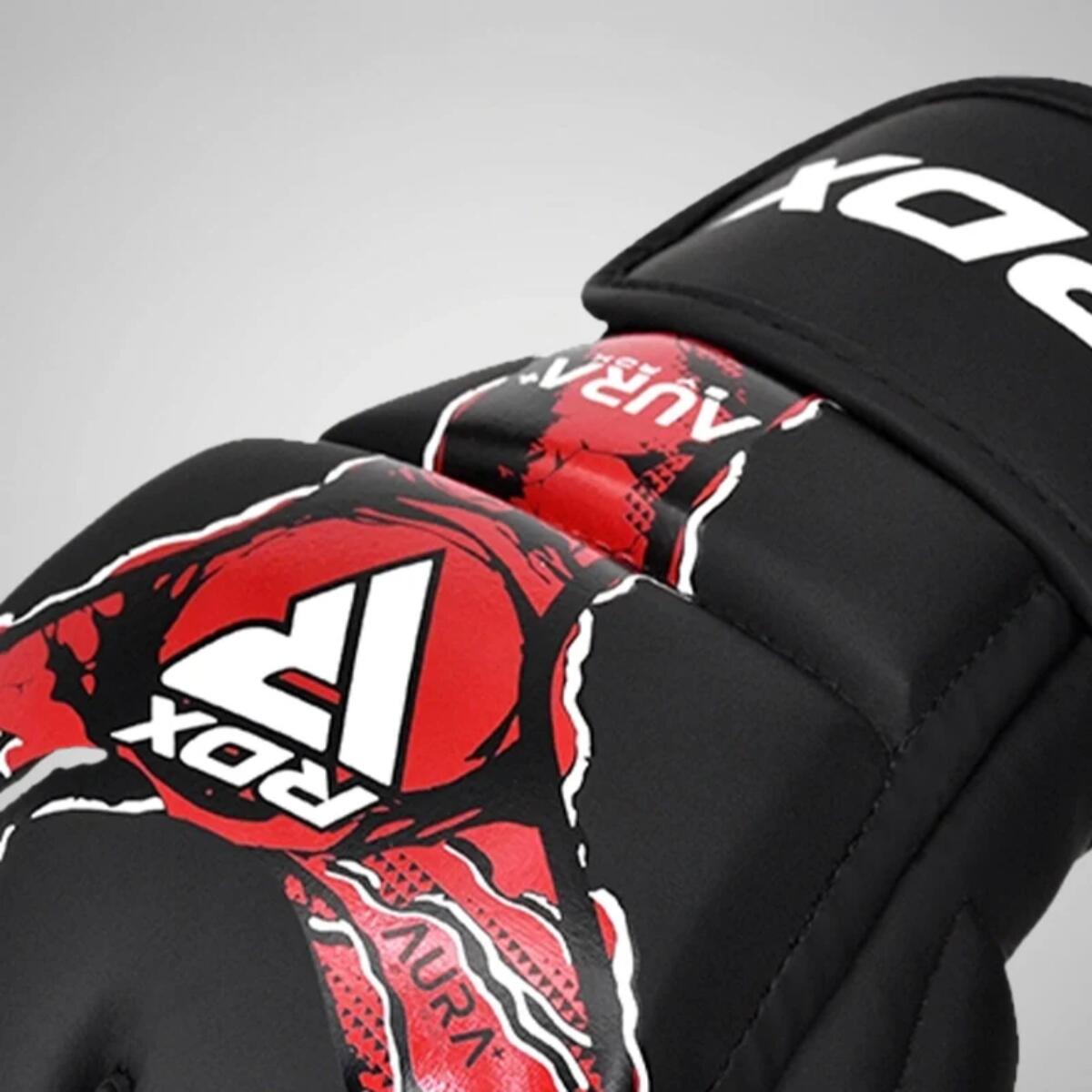 MMA Handschuhe RDX Aura F17 Schwarz/Rot - Grösse S 7/7