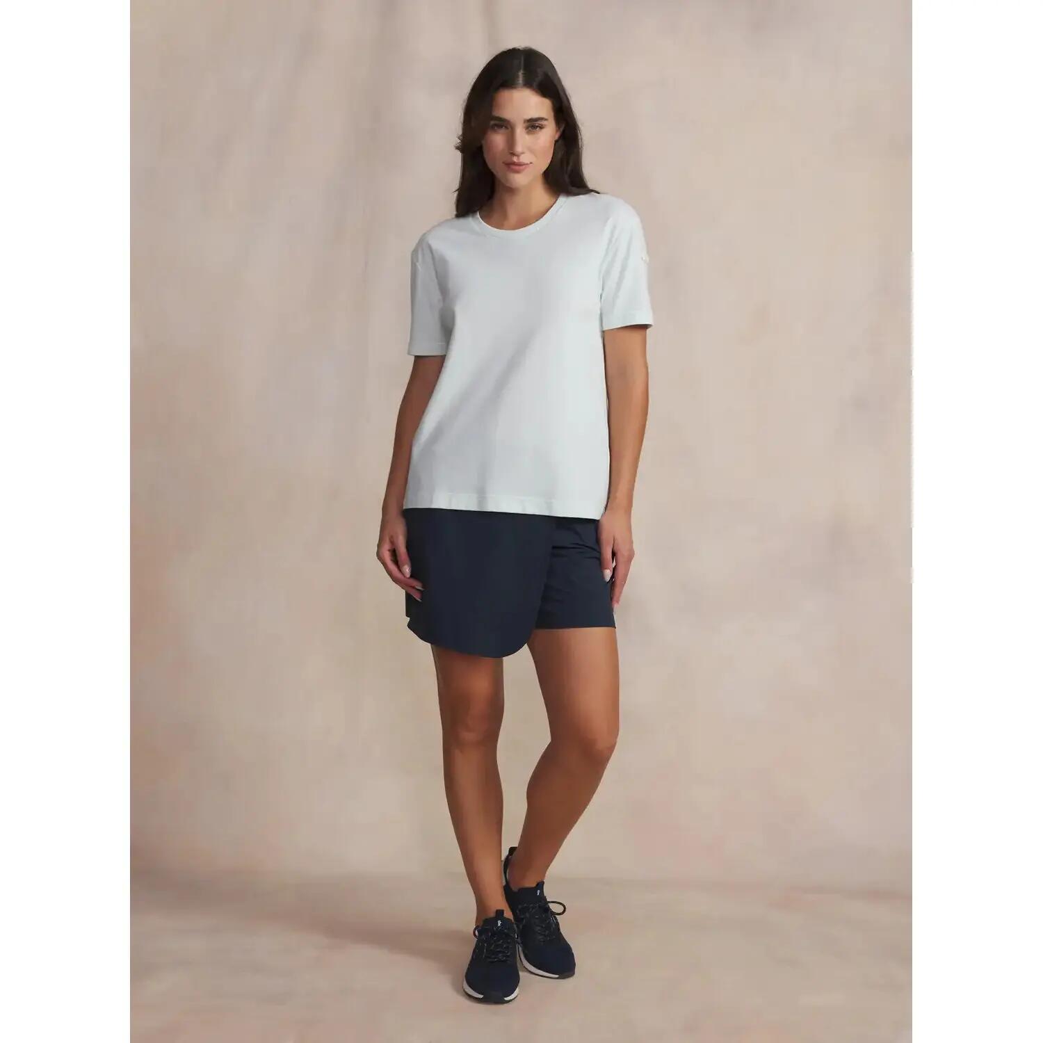 T-shirt manches longues Femme ROMEATEE - Bleu/Light Khaki 3/5