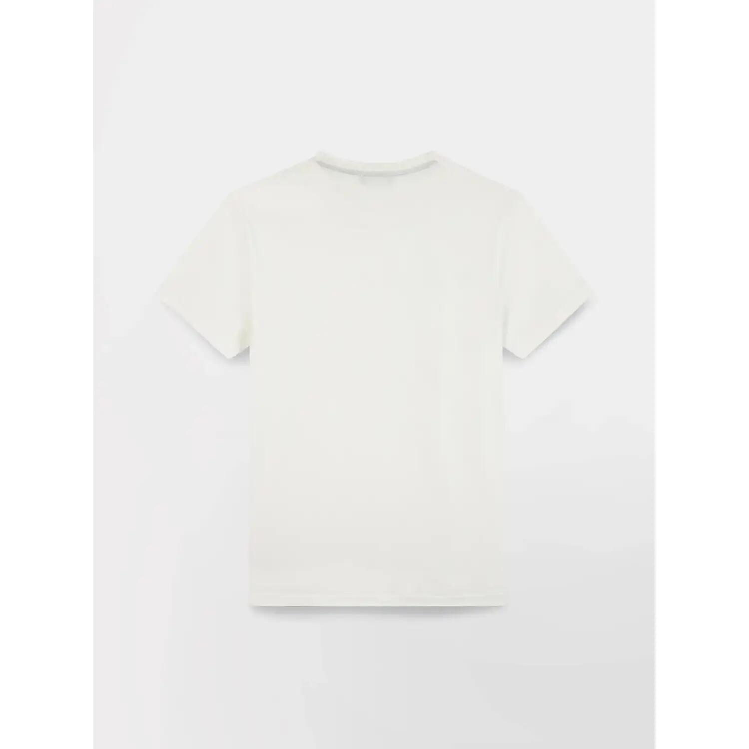 T-shirt - Homme - Manches courtes col rond - FREDITEE - Blanc 3/4