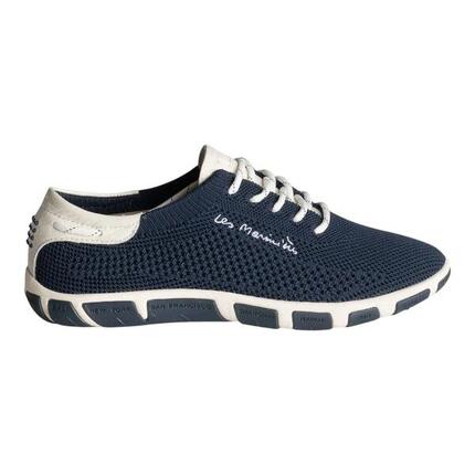 Chaussures - Tennis - Femme - Tennis toile, talon 25 mm - JAZARIA - Bleu