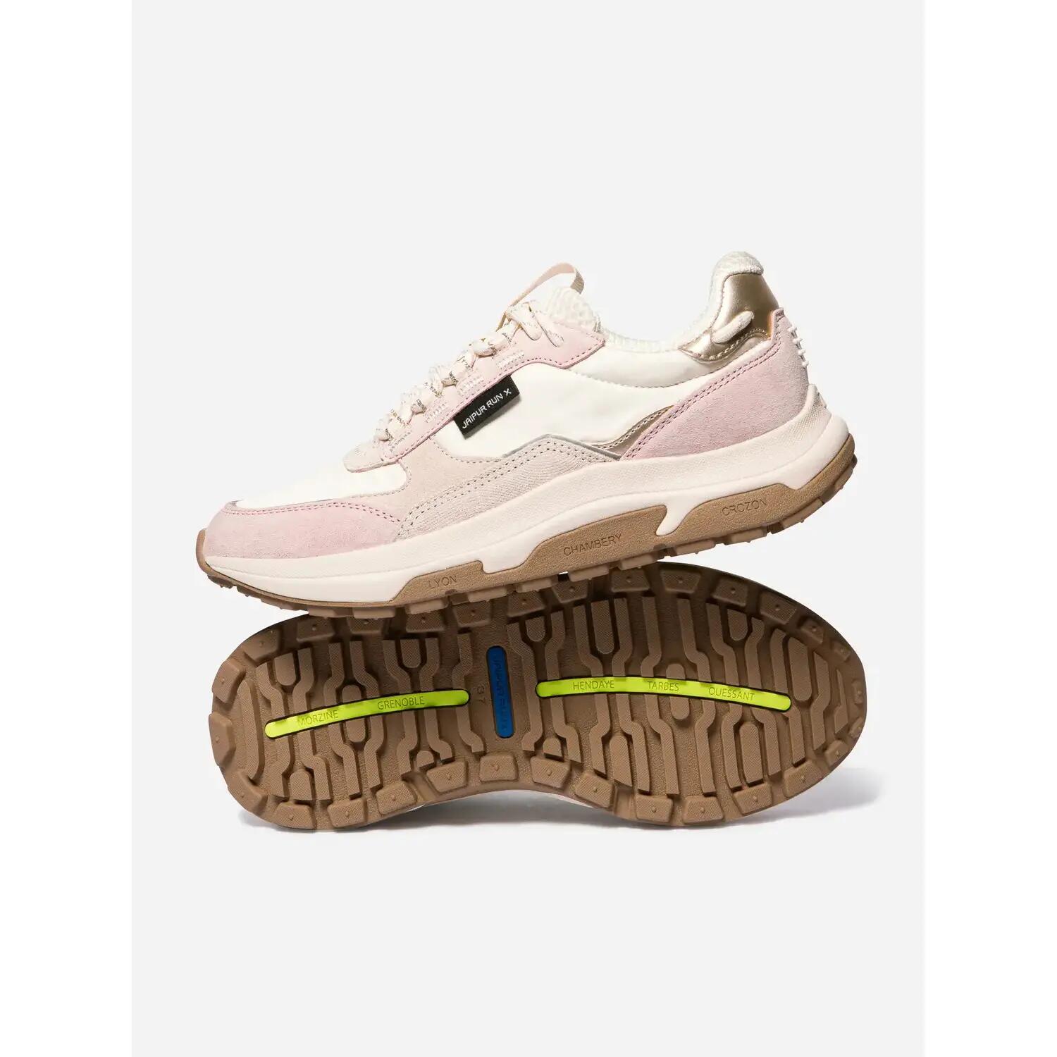 Chaussures de running - Running - Femme - JAZONNE Beige et rose 3/5