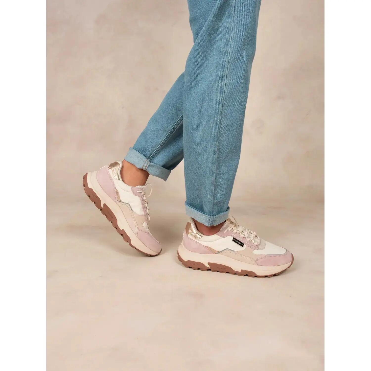 Chaussures de running - Running - Femme - JAZONNE Beige et rose 2/5