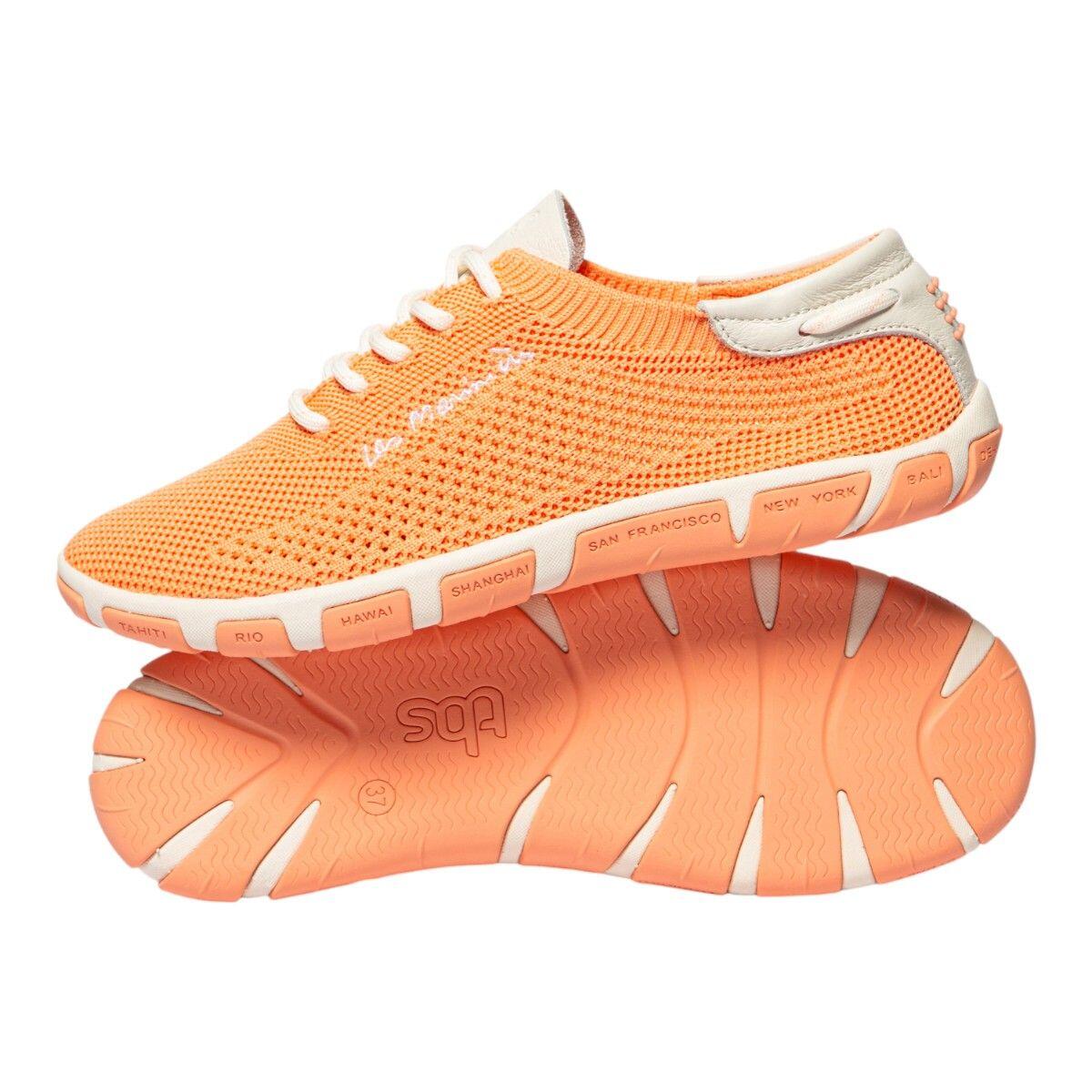 Chaussures - Tennis toile - Femme - JAZARIA - Rose/rouge 3/6