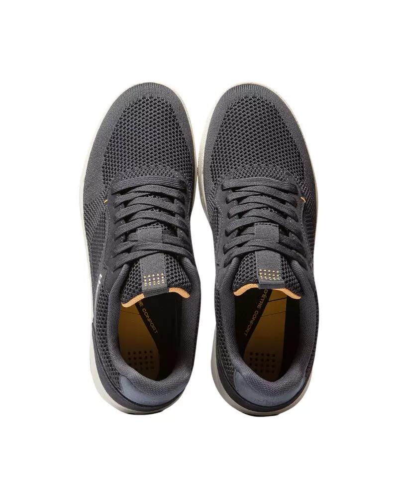 Chaussures - Tennis toile - Homme - Lacets, talon 45 mm - NEOPOLE - Bleu navy 3/5