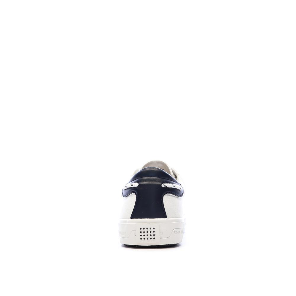 Chaussures - Tennis - Homme - LANZARO toile, lacets - Blanc/Ecru 3/7