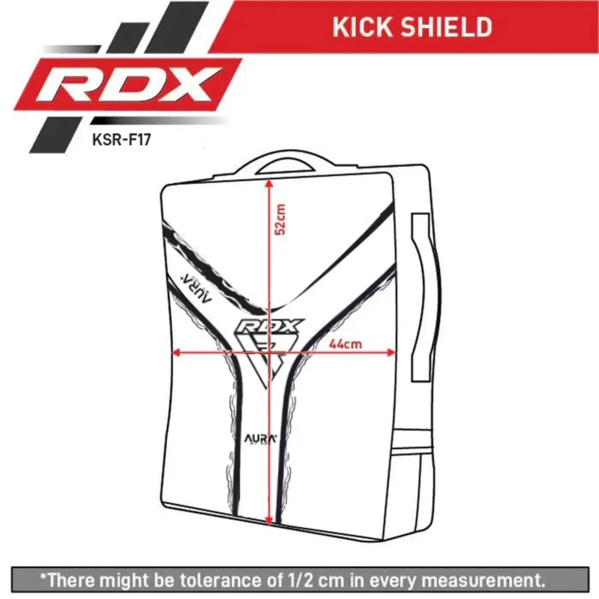 Kickschild RDX Schwarz Rot 5/5