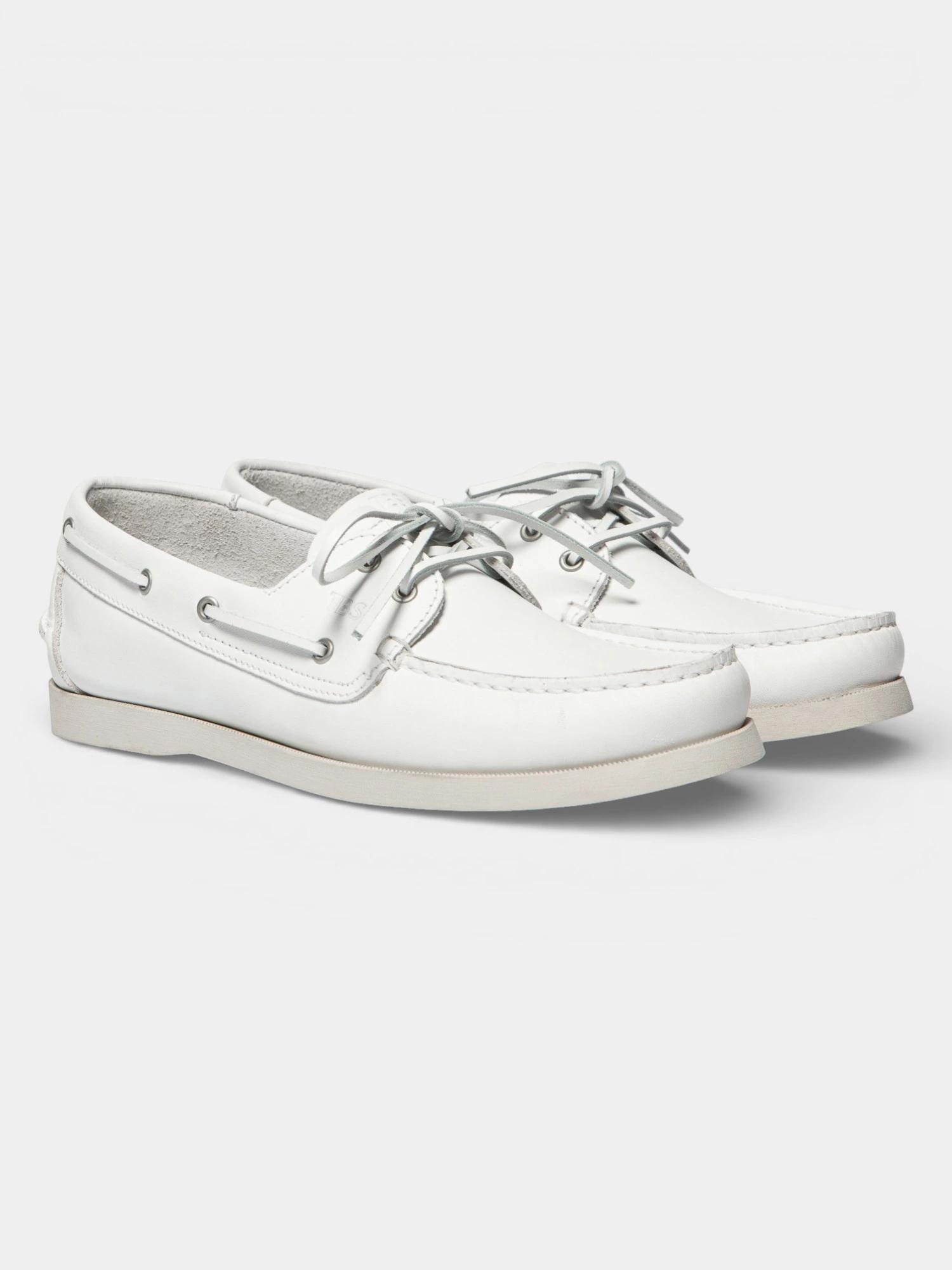 Chaussures - bateau - homme - phenis - blanc/calcaire 2/5