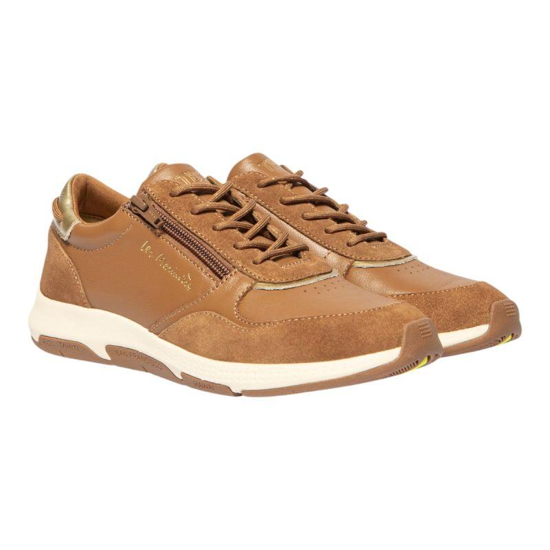Chaussures - Running - Femme - Fermeture lacets + zip - JAZAZIP - Marron 4/5