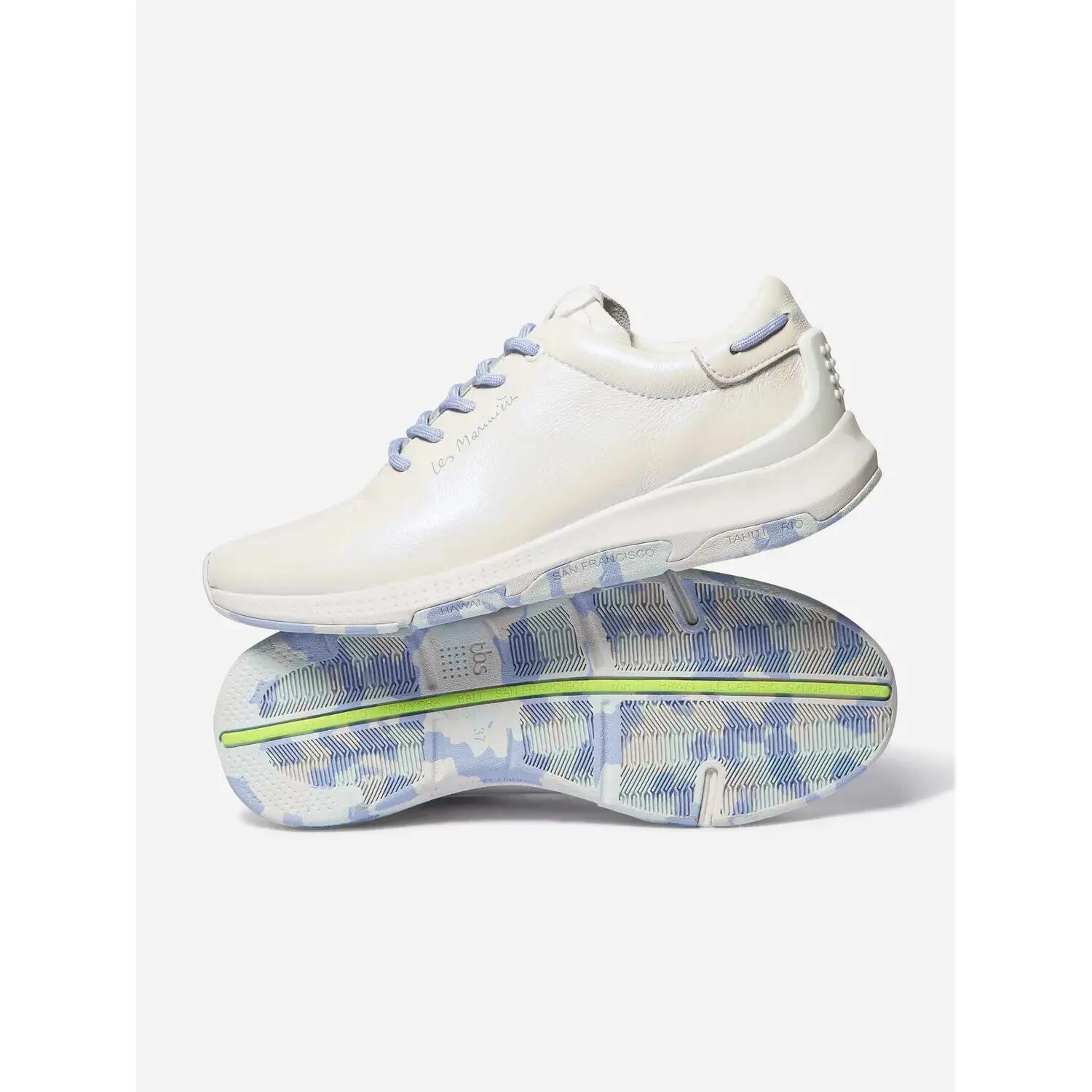 Chaussures - running - femme - cuir, lacets - jazzrun - gris 4/5