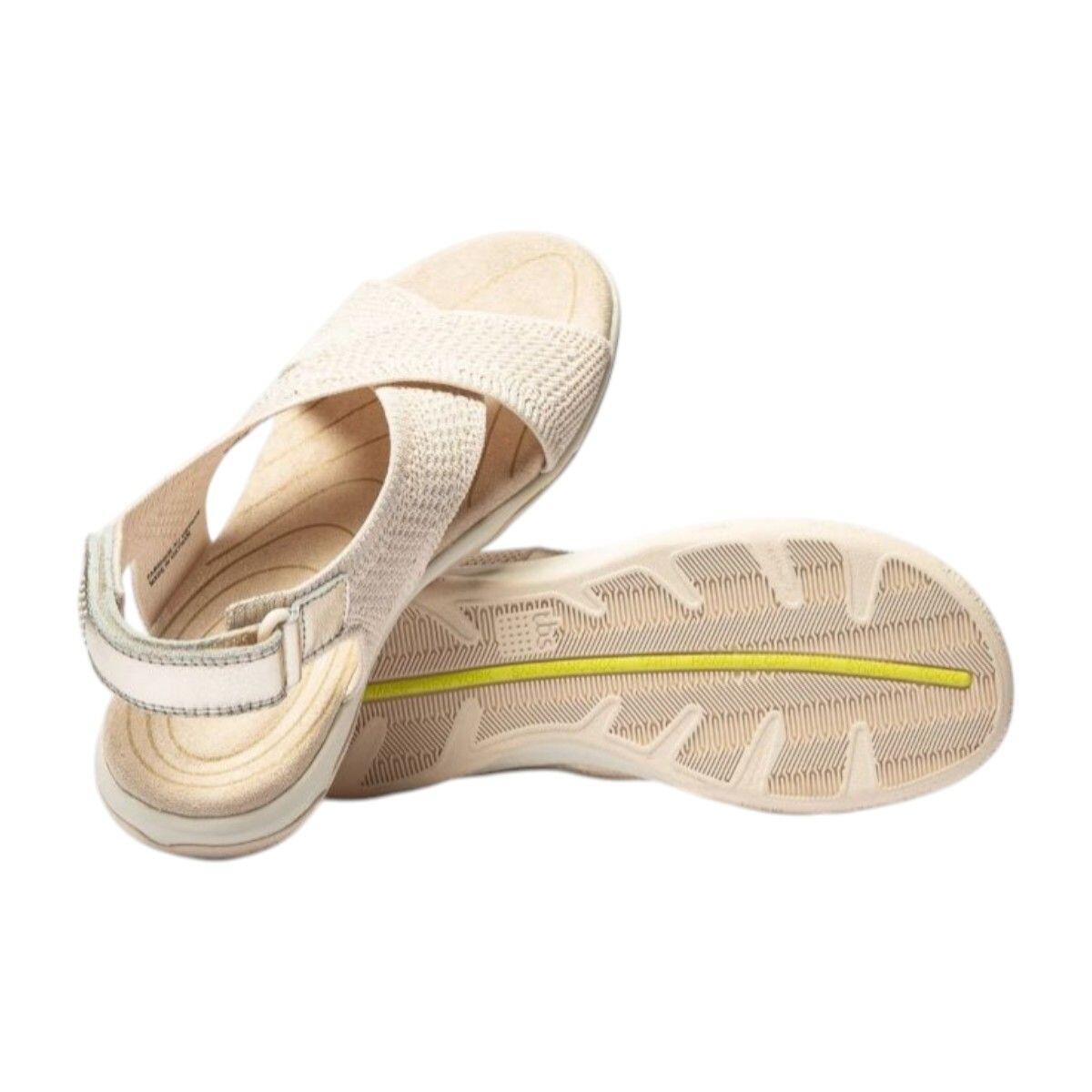 Sandales plates - Femme - JAZZFIT - Beige et doré 4/4