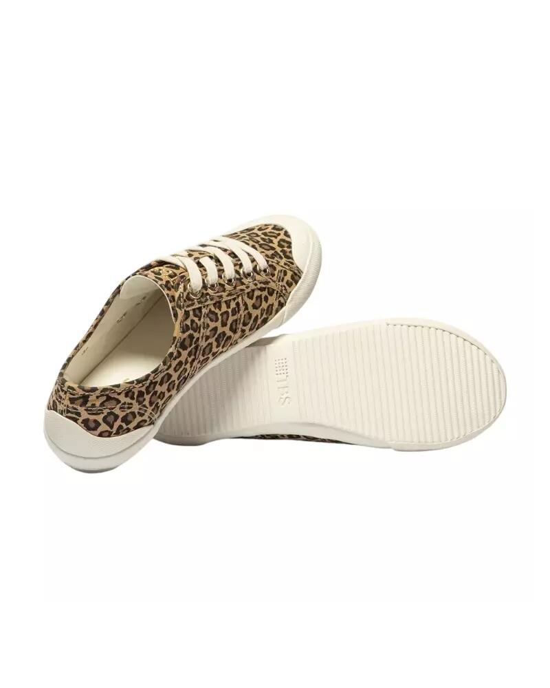 Chaussures - Tennis toile - Femme - OPIACE - Marron léopard 4/4