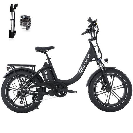 Vélo Électrique EK6 Ultra-Capteur de Couple-Pneus 20x4.0-Batterie Amovible 864Wh