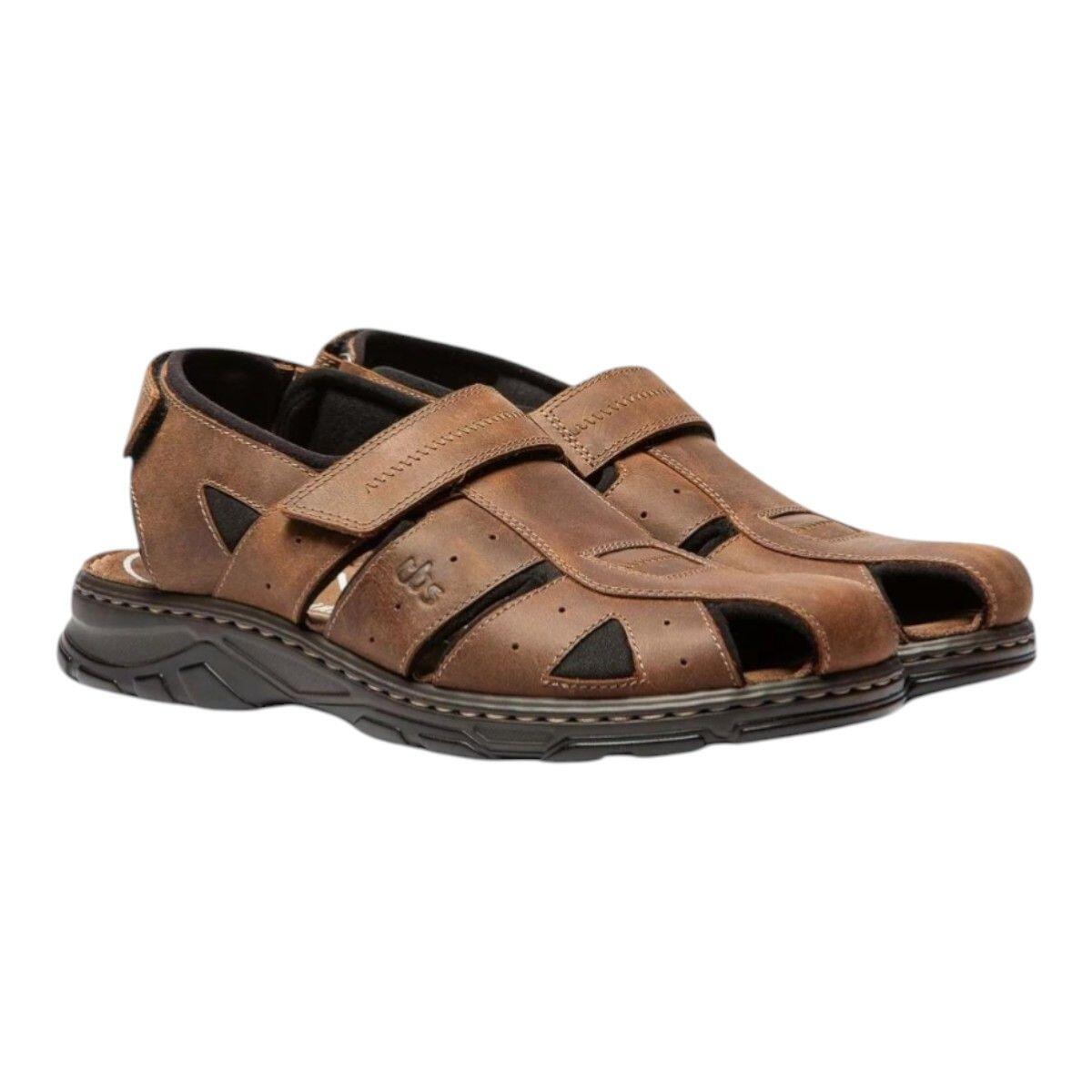 Sandales homme - Sandales plates - JOCELIN - Marron 2/4