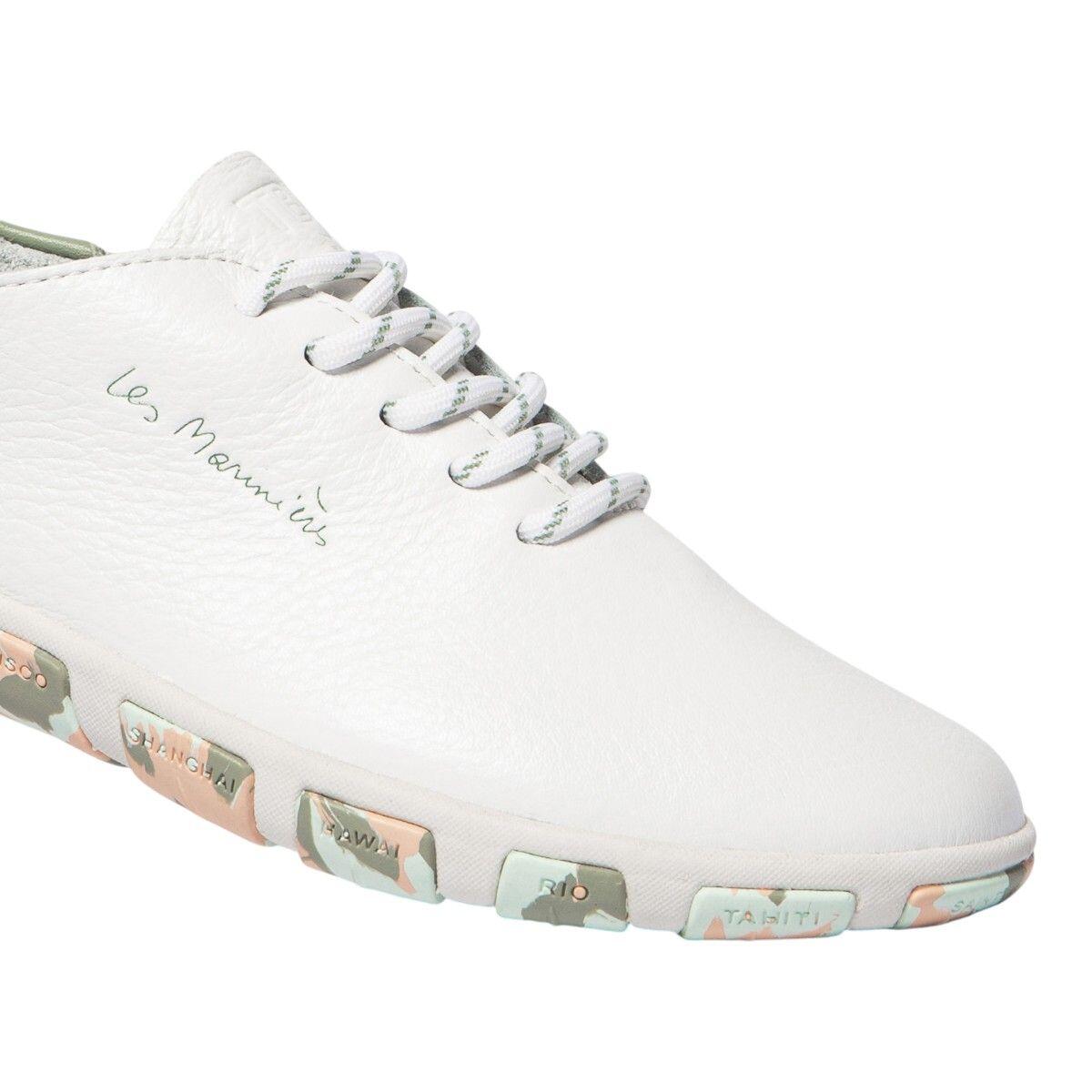 Chaussures - Sport - Femme - Sneakers camo - JAZARU - Blanc/Argile 4/5