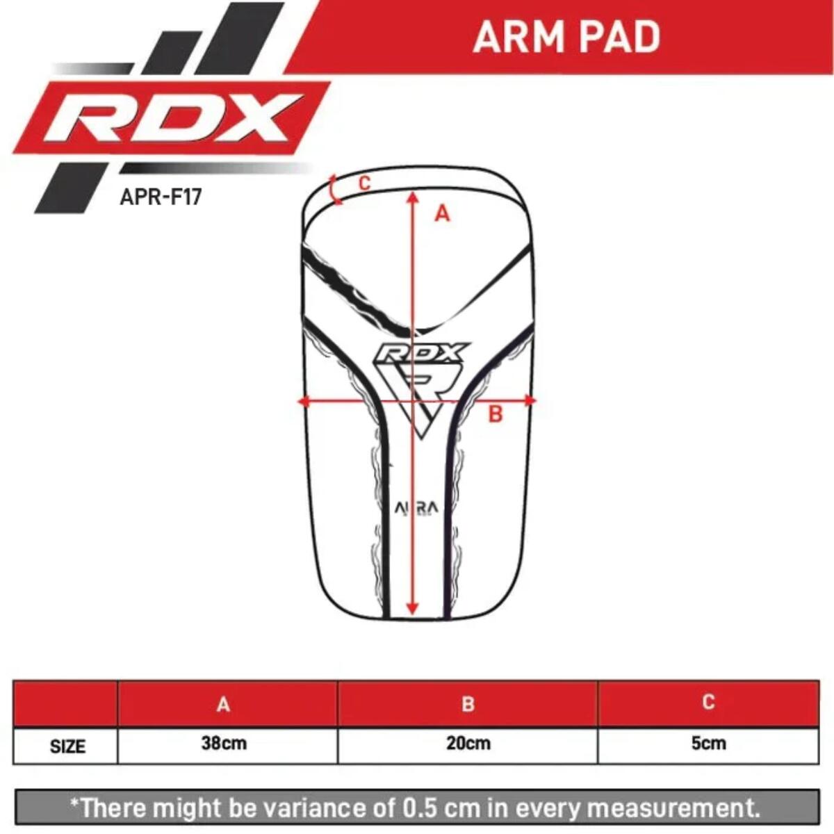 Arm Pads RDX Aura F17 Schwarz/Blau - 1 Stück 7/7