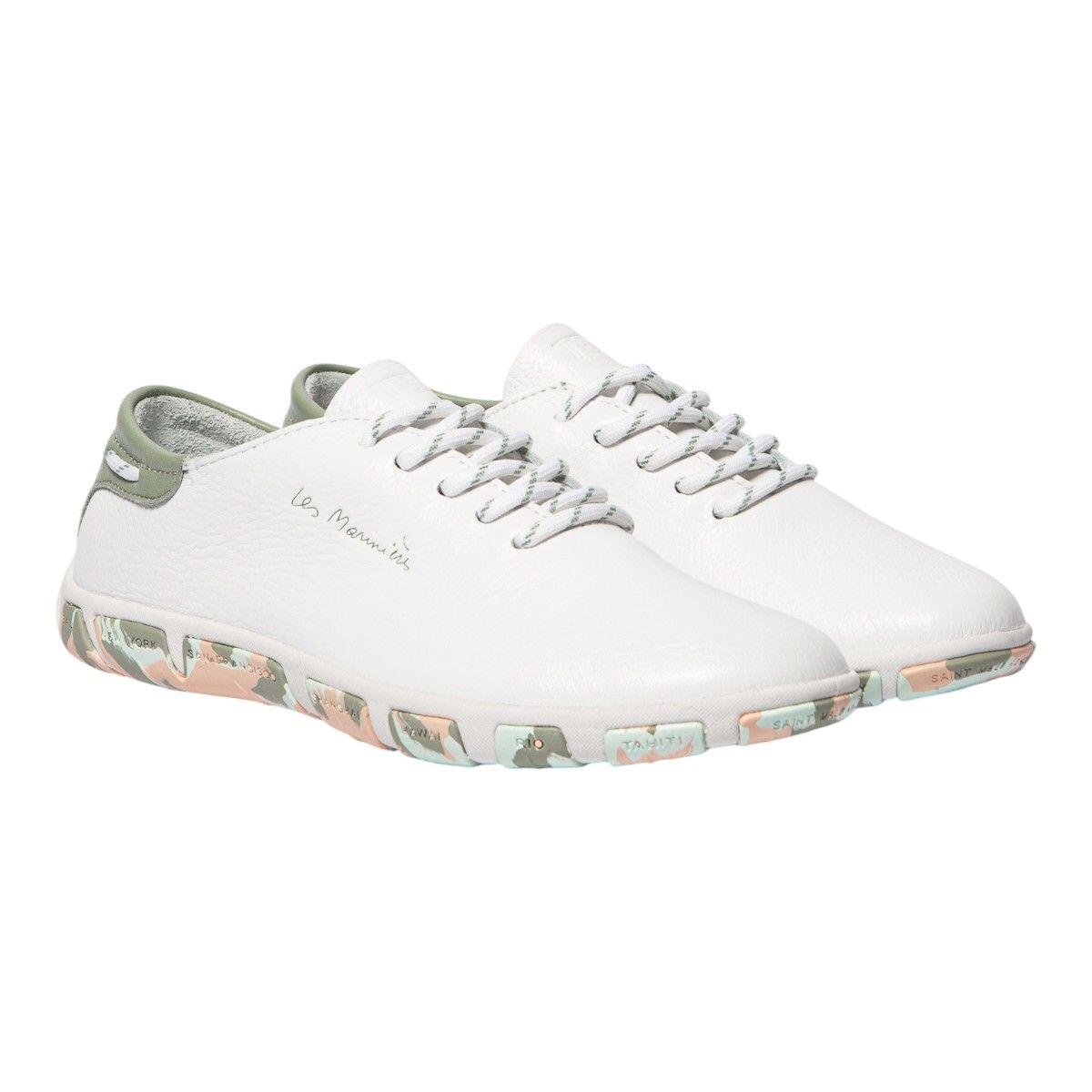 Chaussures - Sport - Femme - Sneakers camo - JAZARU - Blanc/Argile 2/5
