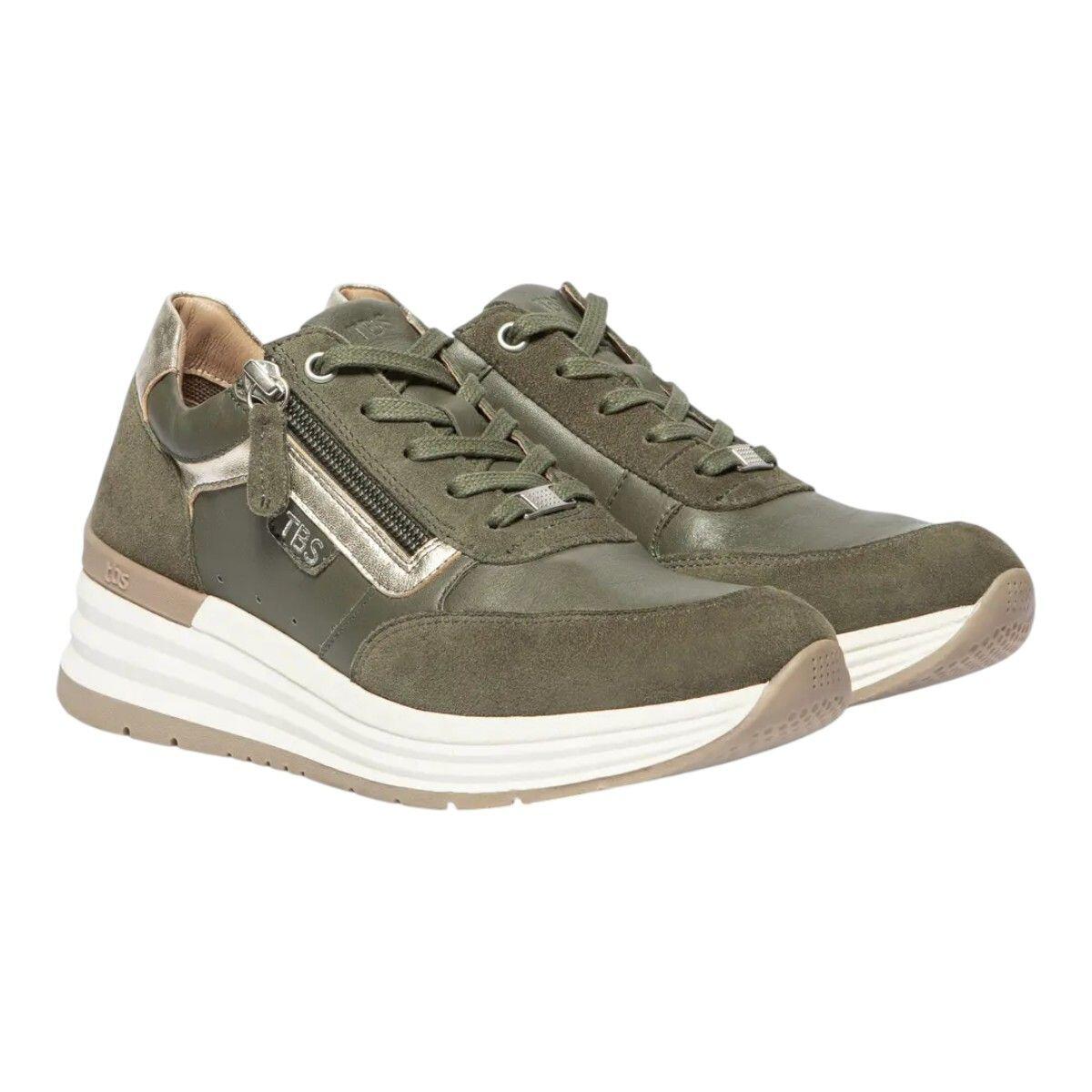 Chaussures de running Femme - TYLAZIP Vert/Bronze 2/4