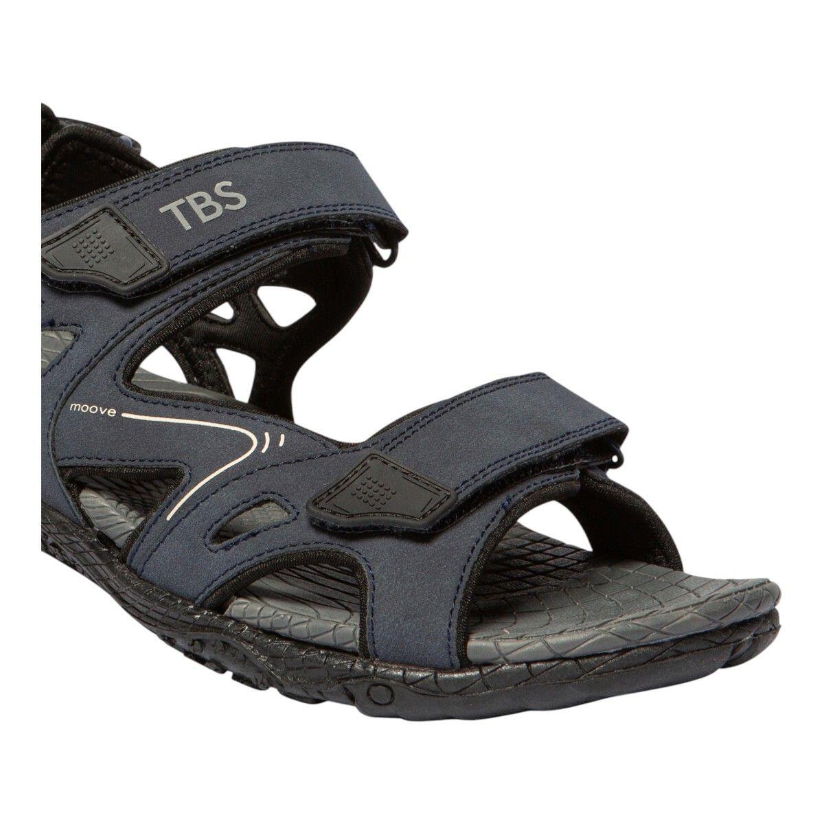 Sandales - Casual - Homme - Plates, velcro - TREKMON - Bleu 4/5