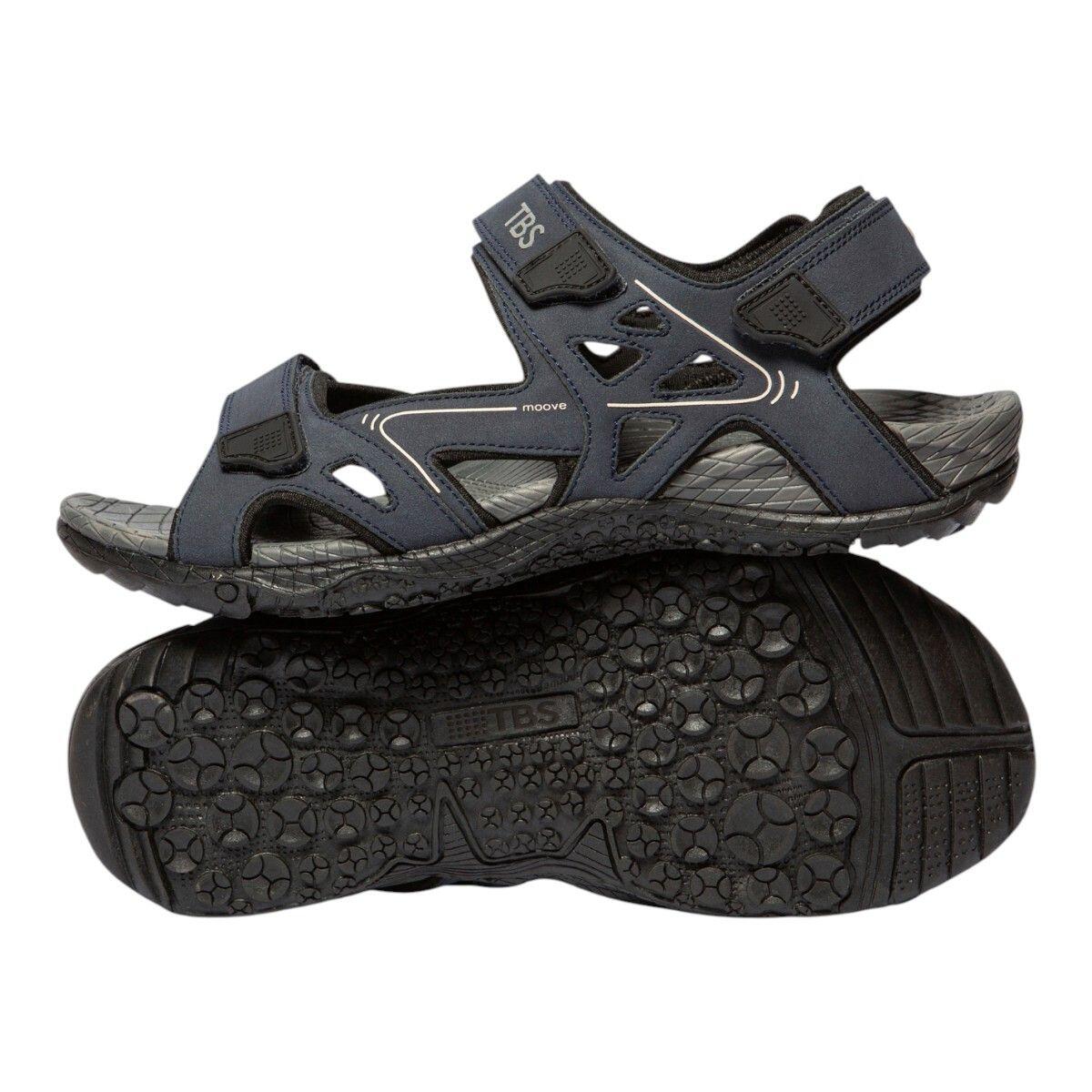 Sandales - Casual - Homme - Plates, velcro - TREKMON - Bleu 3/5