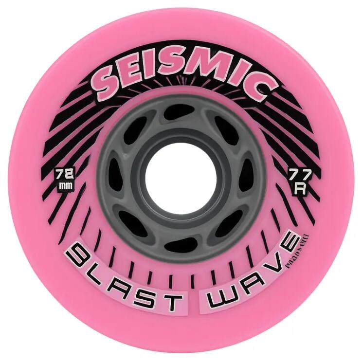Skateboard Wheels - Blast Wave - 78x50 mm 77a - Bubblegum Defcon - Whbstwv78 77A