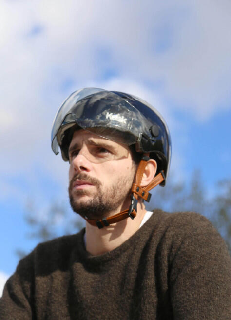 Fahrradhelm Mit Visier Urban Lifestyle 2/3