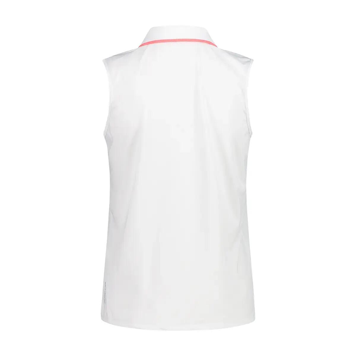 Polo sans manches en piqué extensible femme CMP 2/5