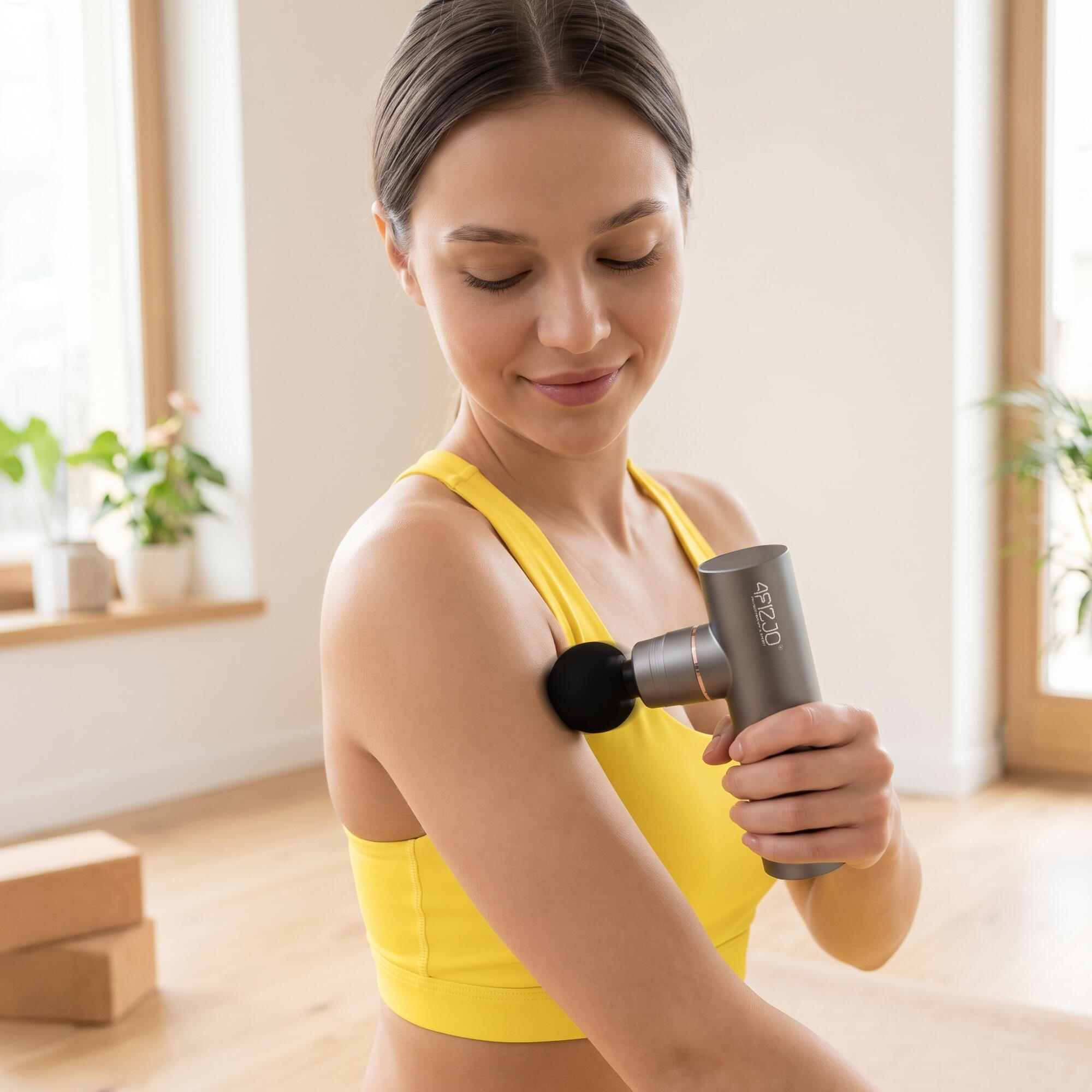Masażer ręczny powięziowy HEAT & GO MINI podgrzewana końcówka 50W etui 4FIZJO 12/15